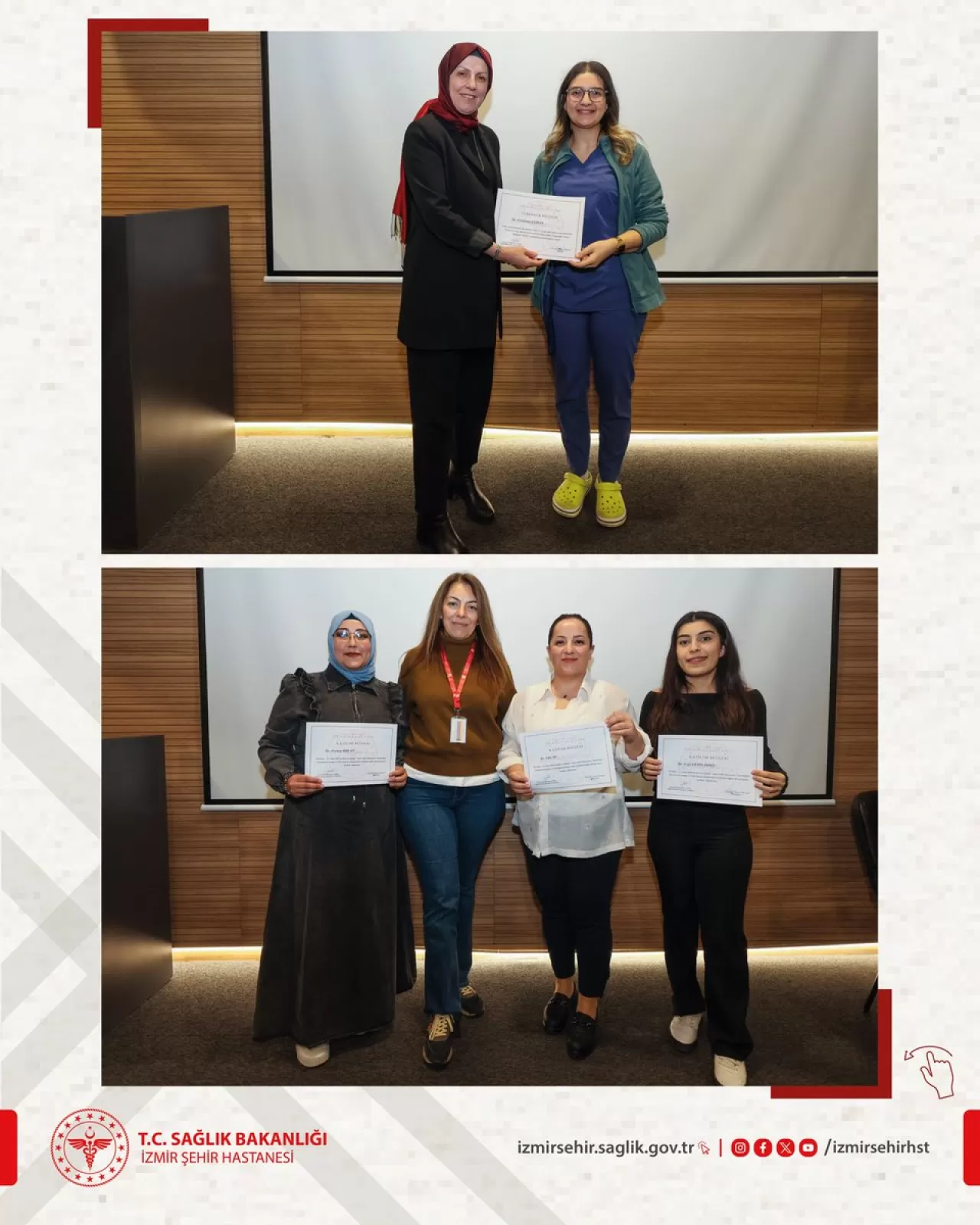 İzmir Şehir Hastanesi'nde Eğitim Programı Sona Erdi