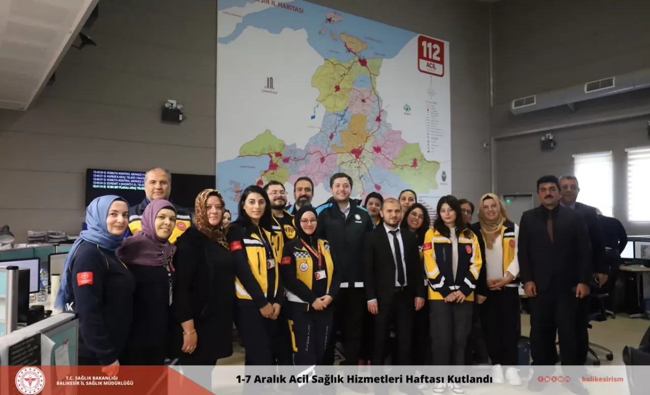 Balıkesir'de Acil Sağlık Hizmetleri Haftası Kutlaması