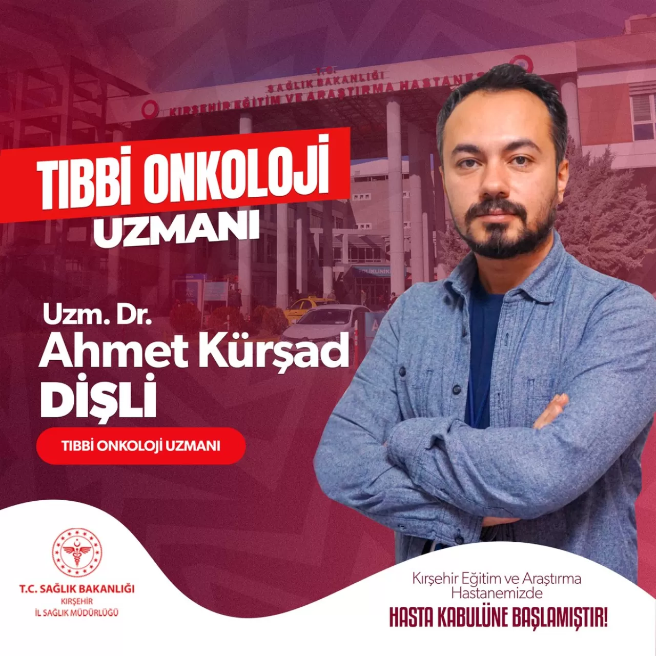 Kırşehir Eğitim ve Araştırma Hastanesi'nde Yeni Hekim Hizmete Başladı