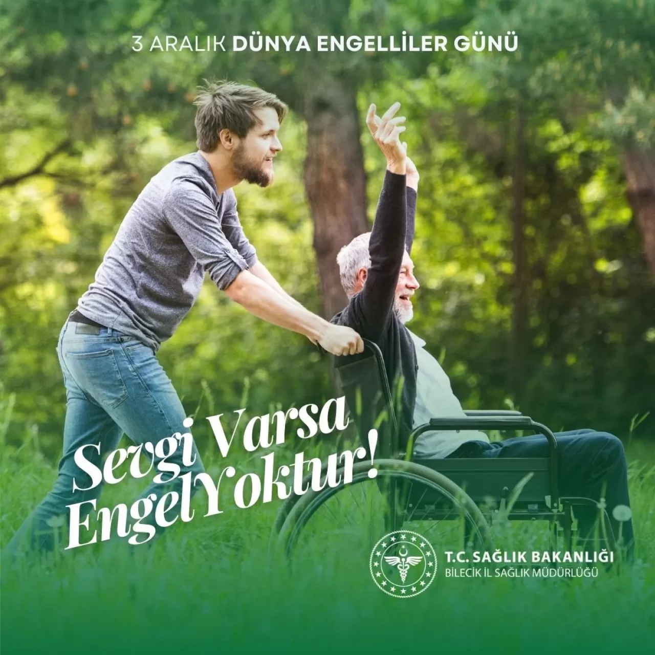 Bilecik'te 3 Aralık Dünya Engelliler Günü'nde Anlamlı Mesaj