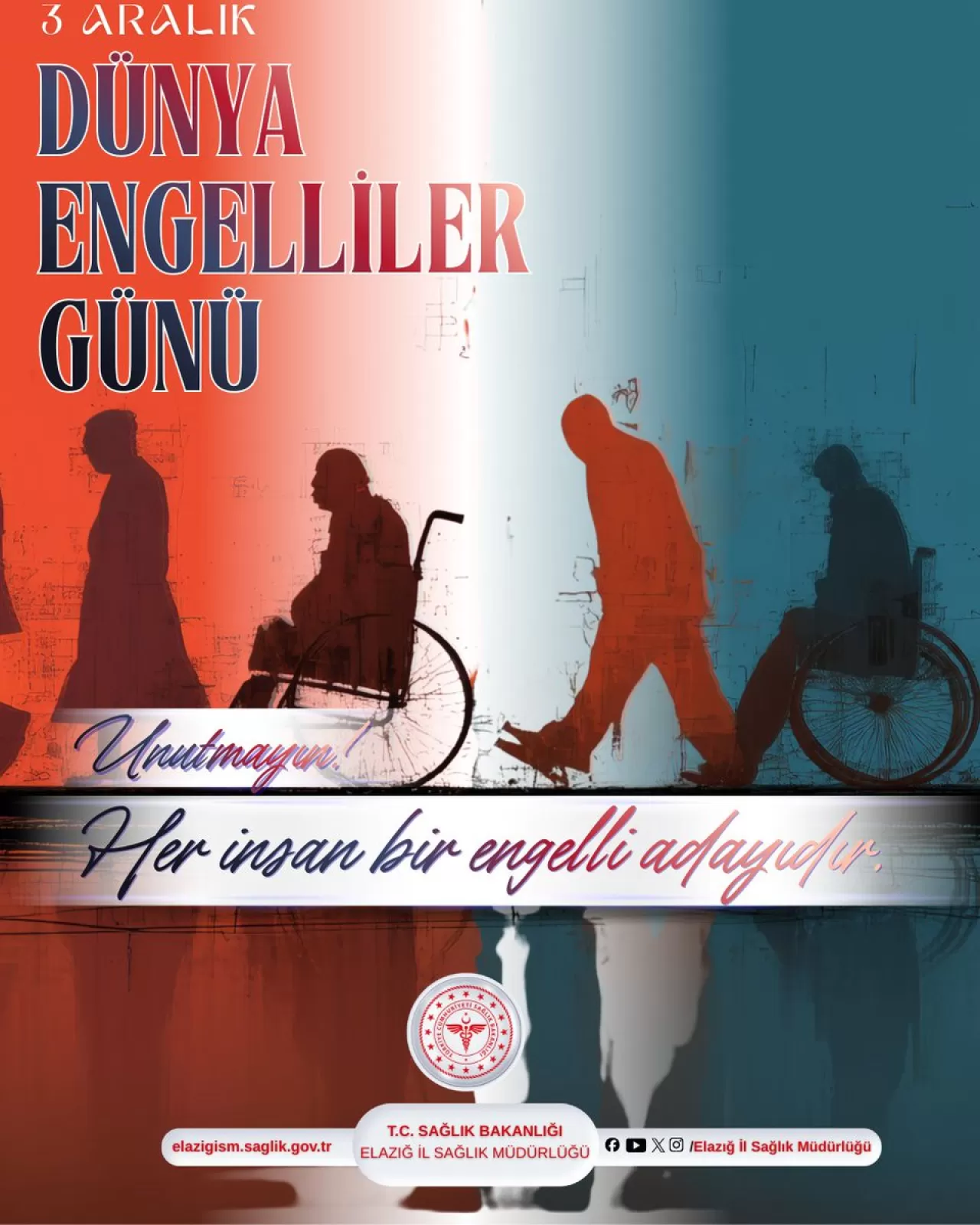 3 Aralık Dünya Engelliler Günü'nde Toplumsal Farkındalık Vurgusu