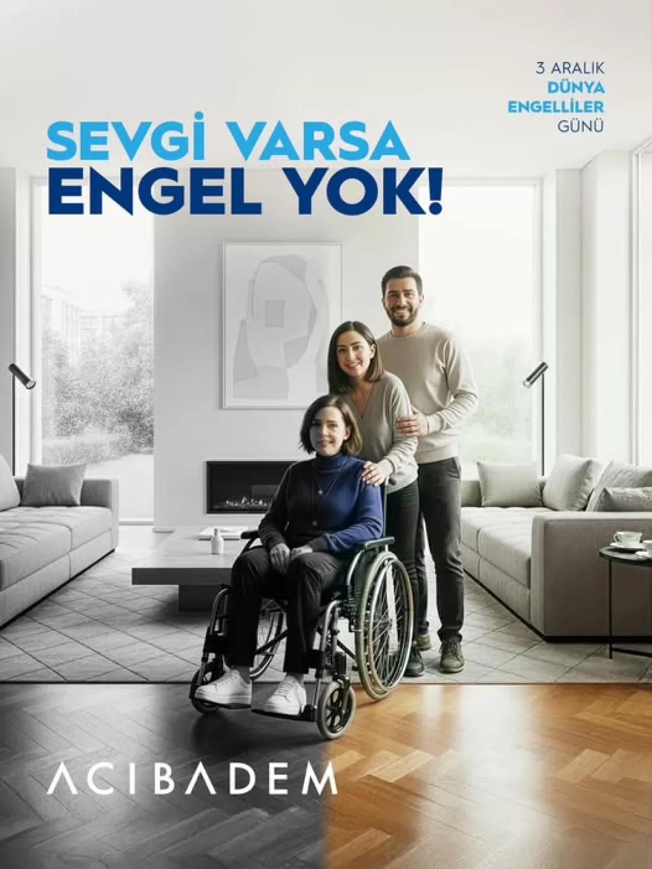 Acıbadem Adana Hastanesi'nden 3 Aralık Dünya Engelliler Günü Mesajı: Sevgi Varsa Engel Yok