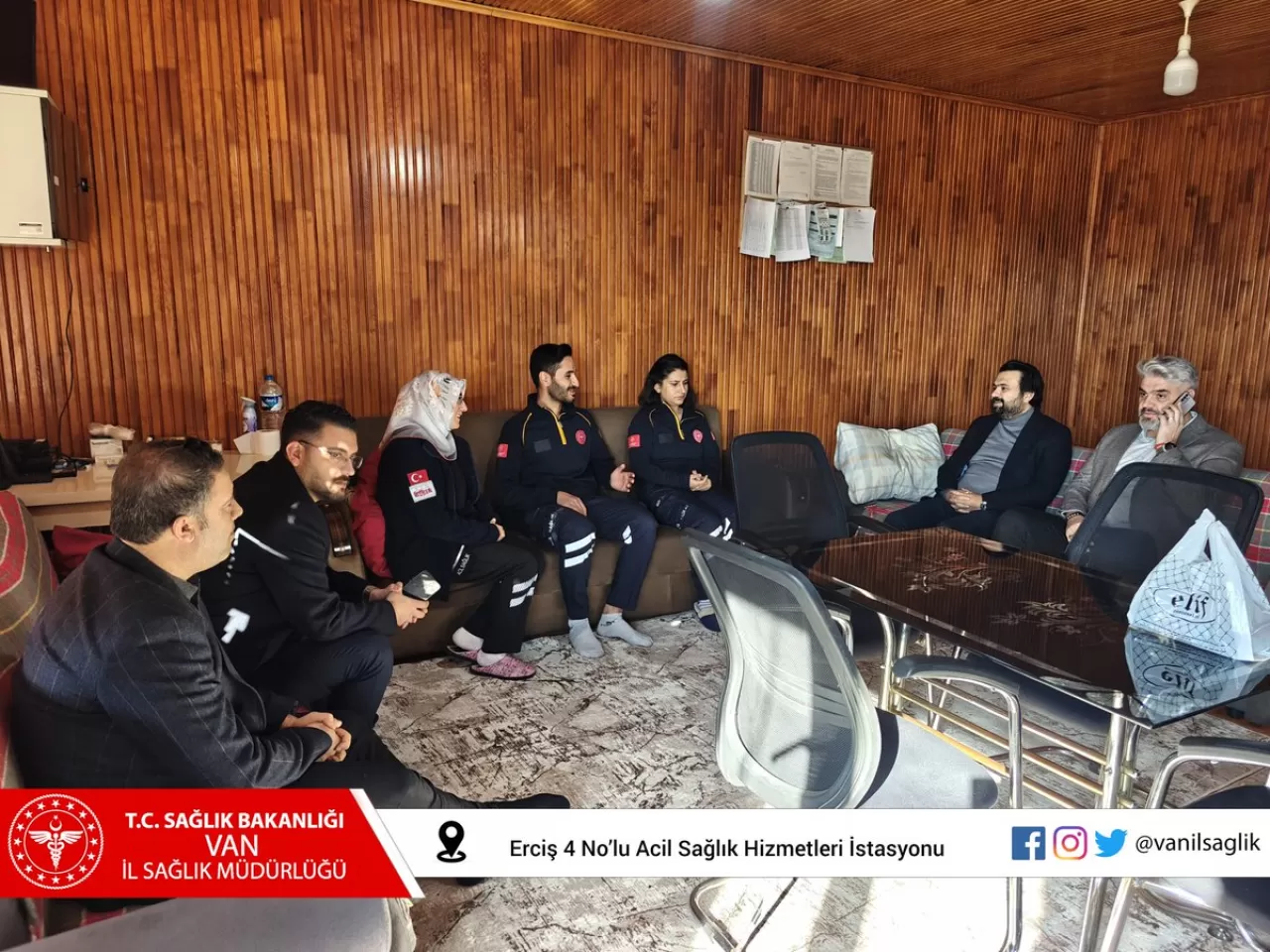 Erciş'teki Acil Sağlık Personeli Haftası Kutlamasıyla Onurlandırıldı