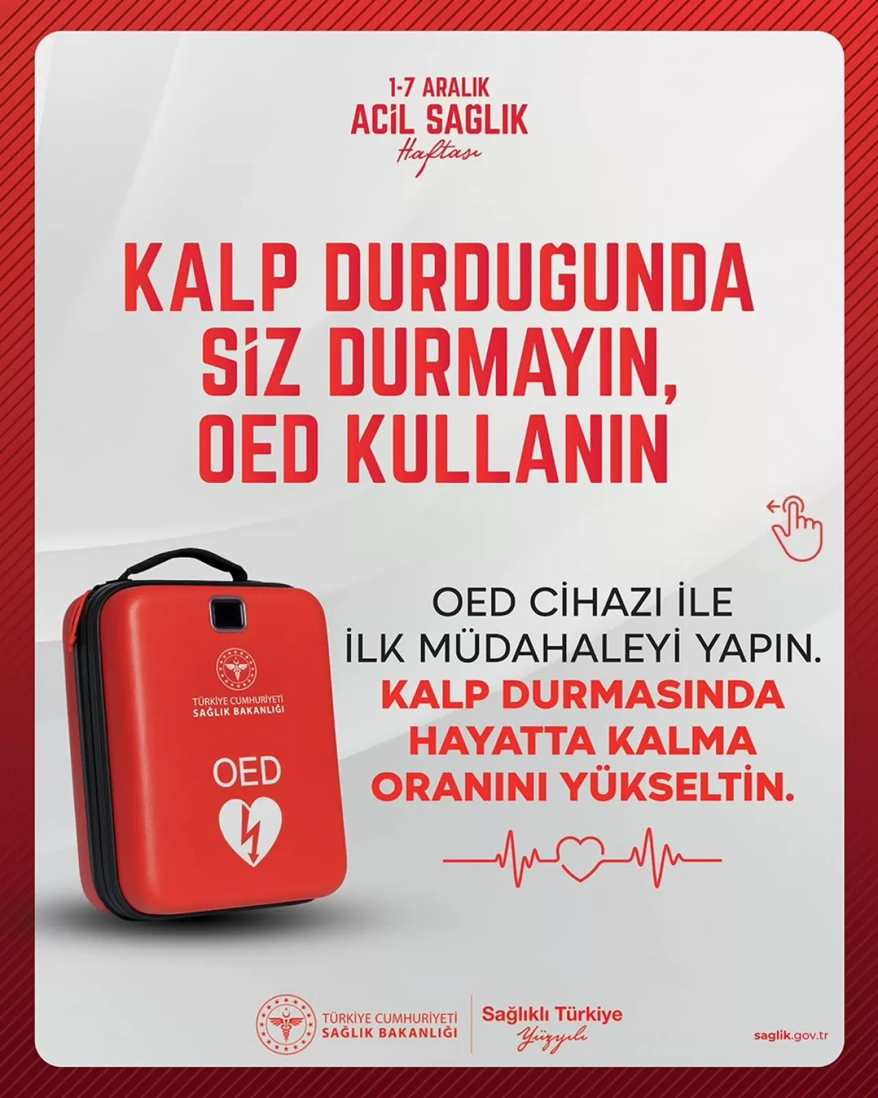Bartın'da Otomatik Eksternal Defibrilatör (OED) Kullanımının Hayat Kurtarıcı Rolü Vurgulandı
