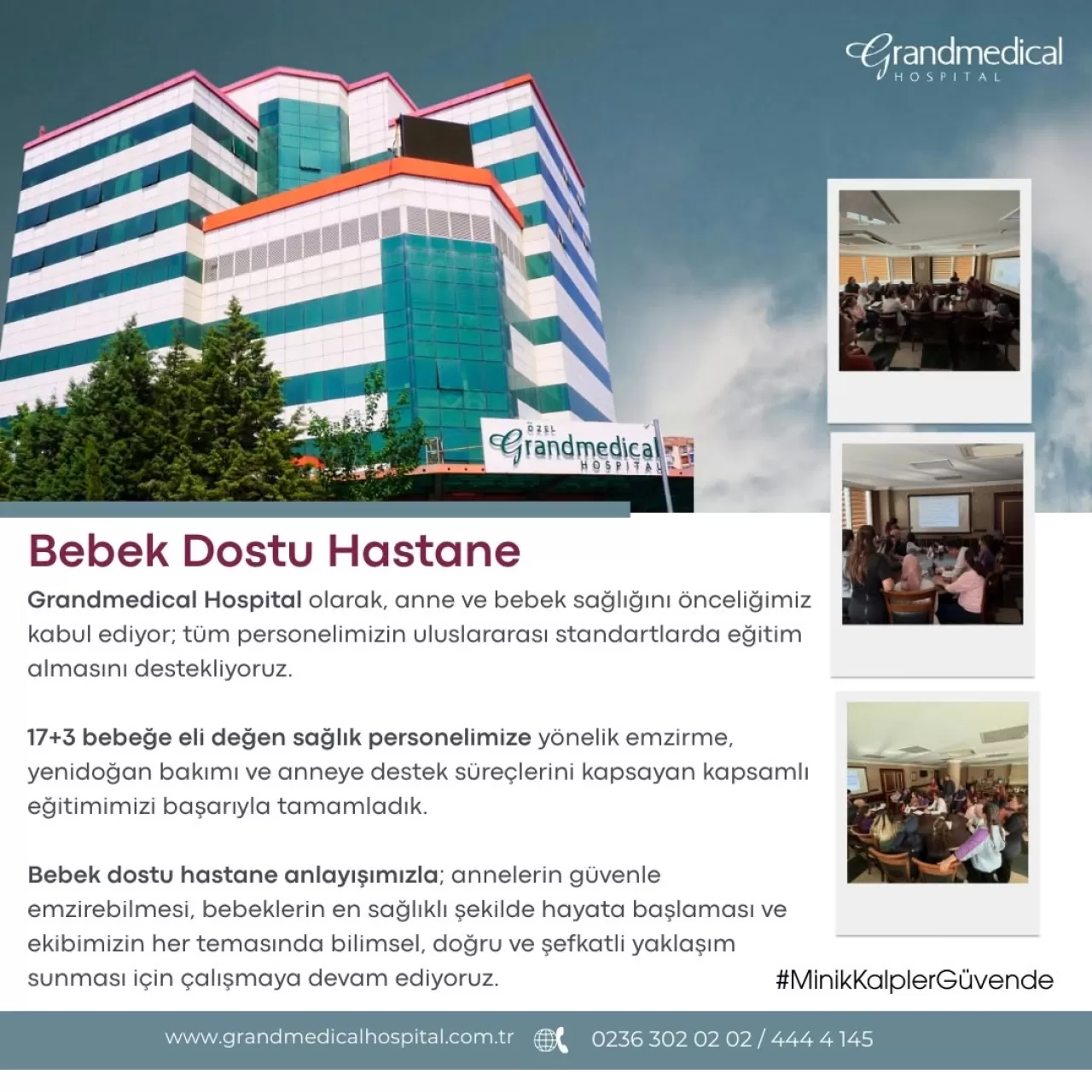 Manisa Grandmedical Hastanesi, Anne ve Bebek Sağlığında 