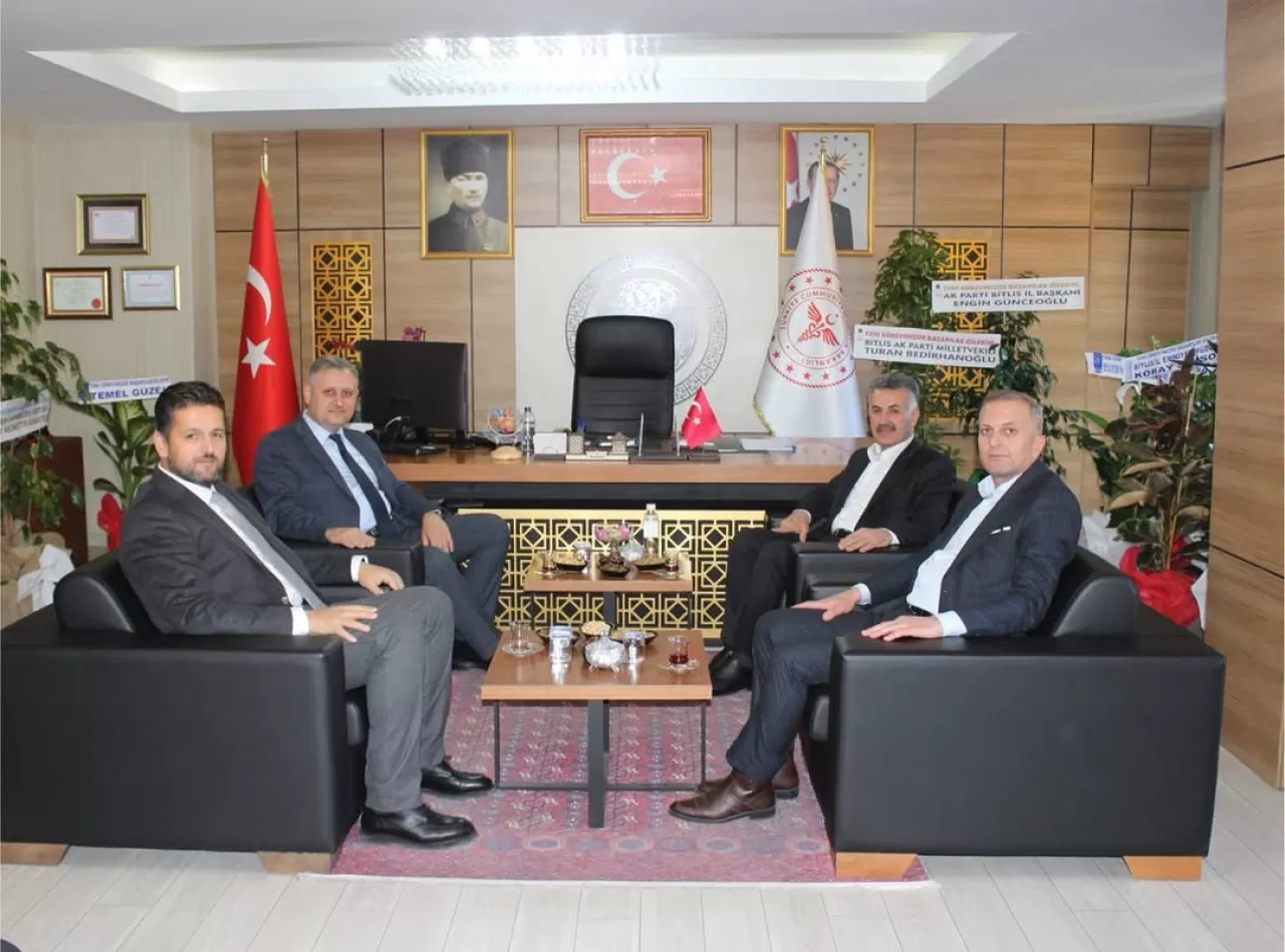 Bitlis İl Sağlık Müdürü Doç. Dr. Şaban Ergene'ye Hayırlı Olsun Ziyareti