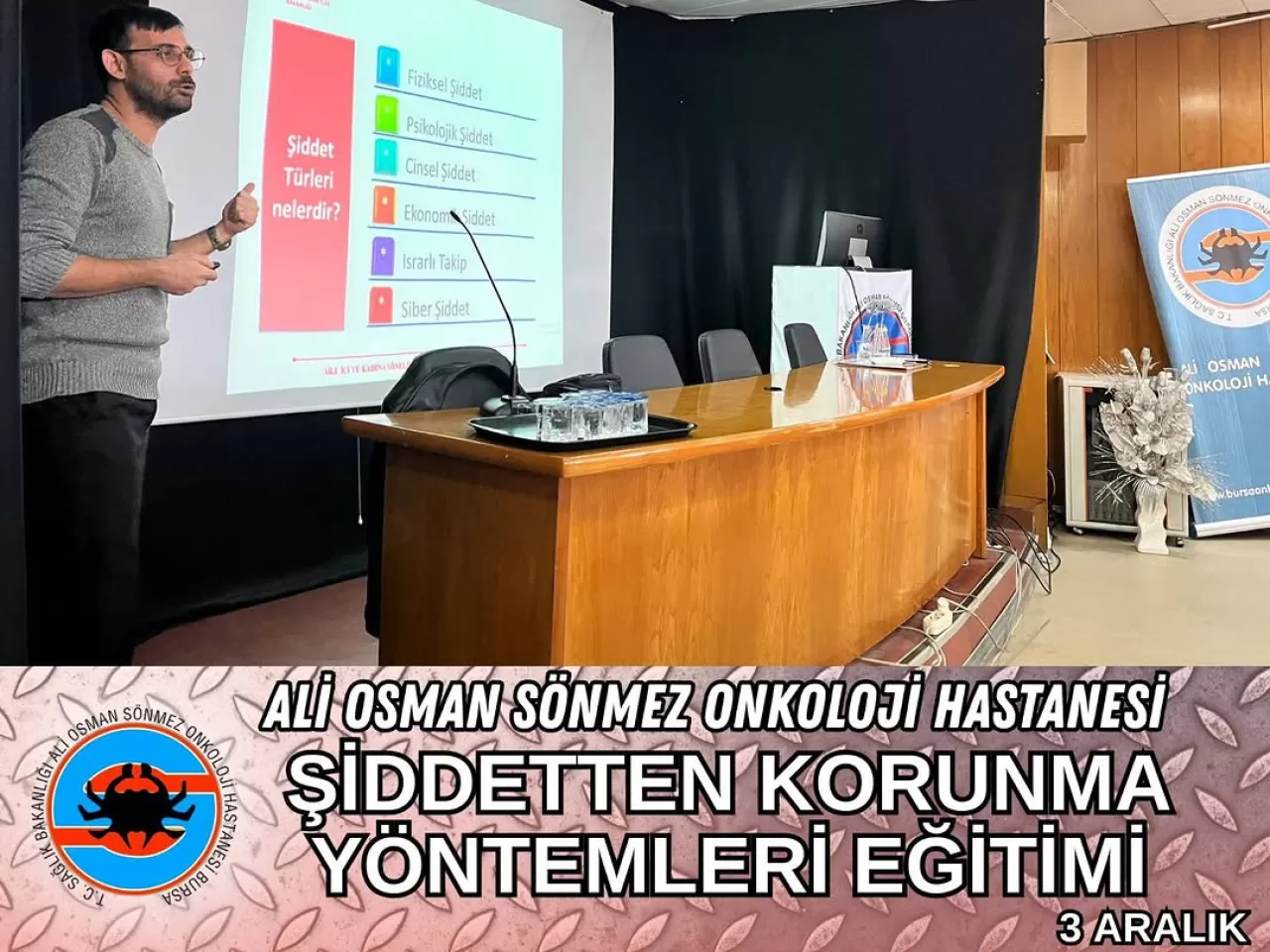 A.O.S Onkoloji Hastanesi Personeline Şiddetten Korunma Eğitimi