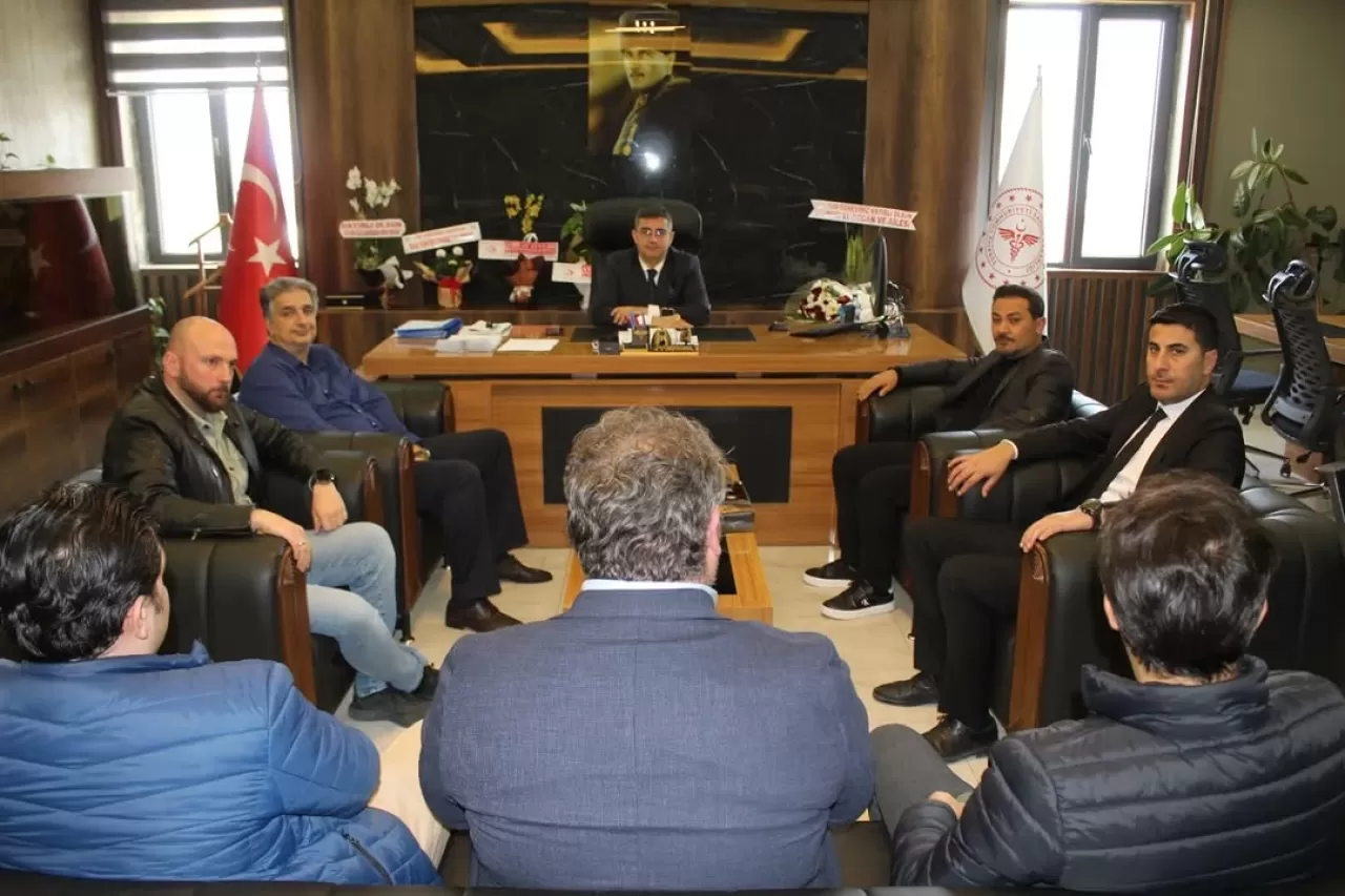 Bitlis Devlet Hastanesi'nde Görev Devir Teslim Ziyareti