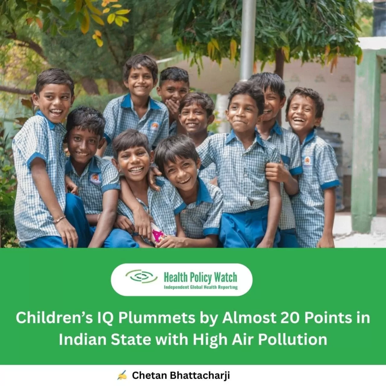 Hava Kirliliği, Hindistan'da Çocuklarda 20 Puanlık IQ Kaybına Neden Oluyor