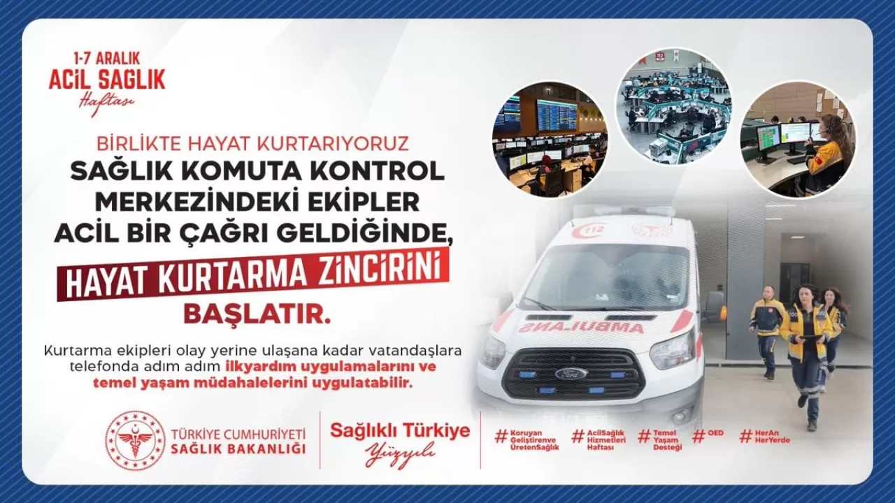 Muğla Eğitim ve Araştırma Hastanesi, Acil Sağlık Hizmetleri Haftası'nı Kutladı