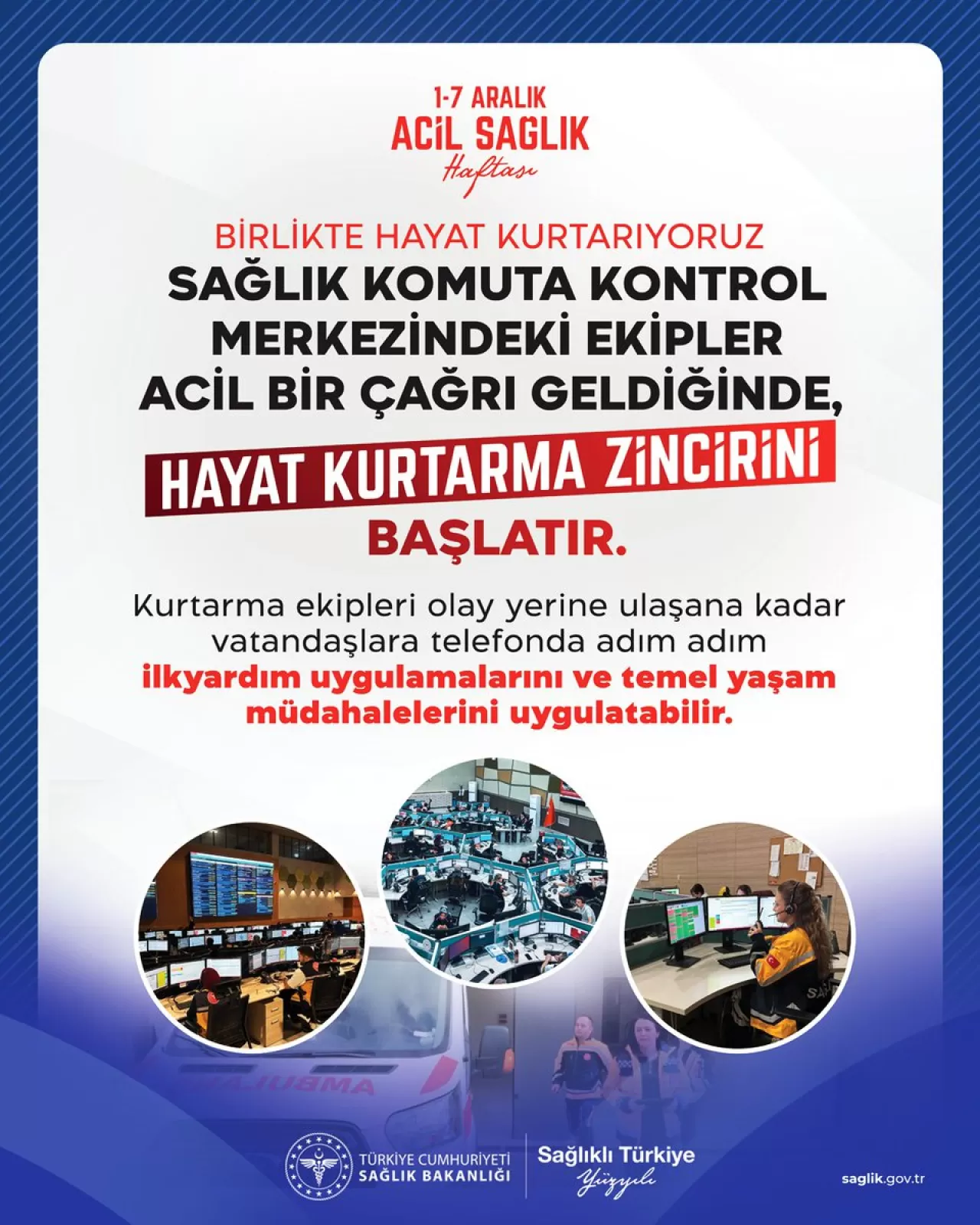 Acil Sağlık Hizmetleri Haftası, Tekirdağ'da Kutlanıyor