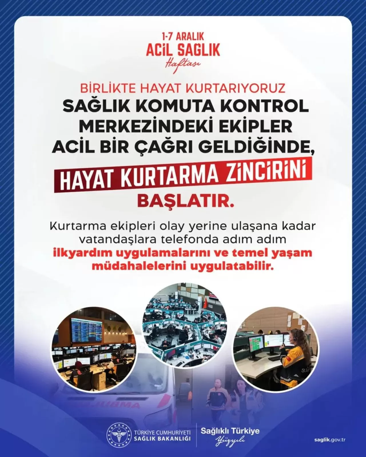 Balıkesir Devlet Hastanesi'nde Acil Sağlık Hizmetleri Haftası'nda Hayat Kurtaran Zincir