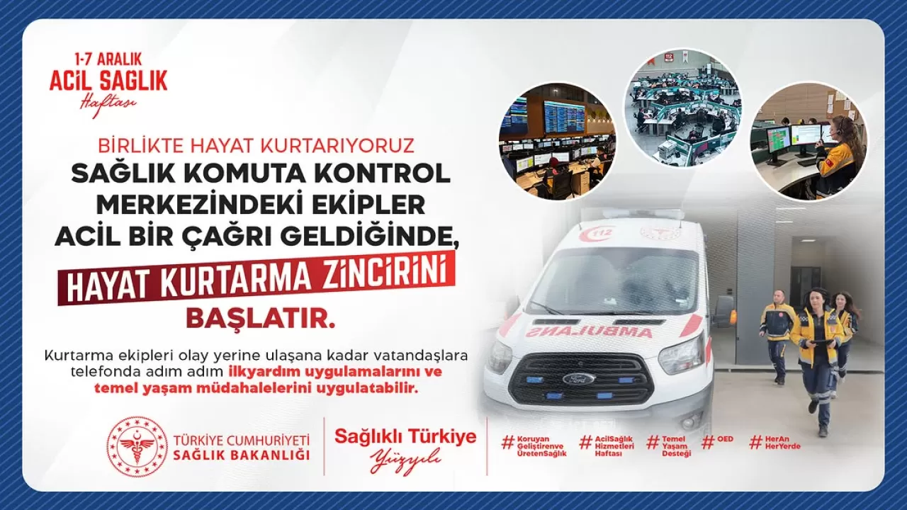 Bingöl'de Acil Sağlık Hizmetleri Haftası Kutlanıyor