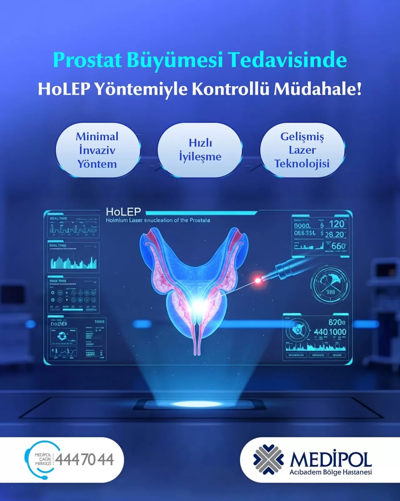 Prostat Büyümesinde Yeni Nesil Lazer Tedavisi: HoLEP Yöntemi