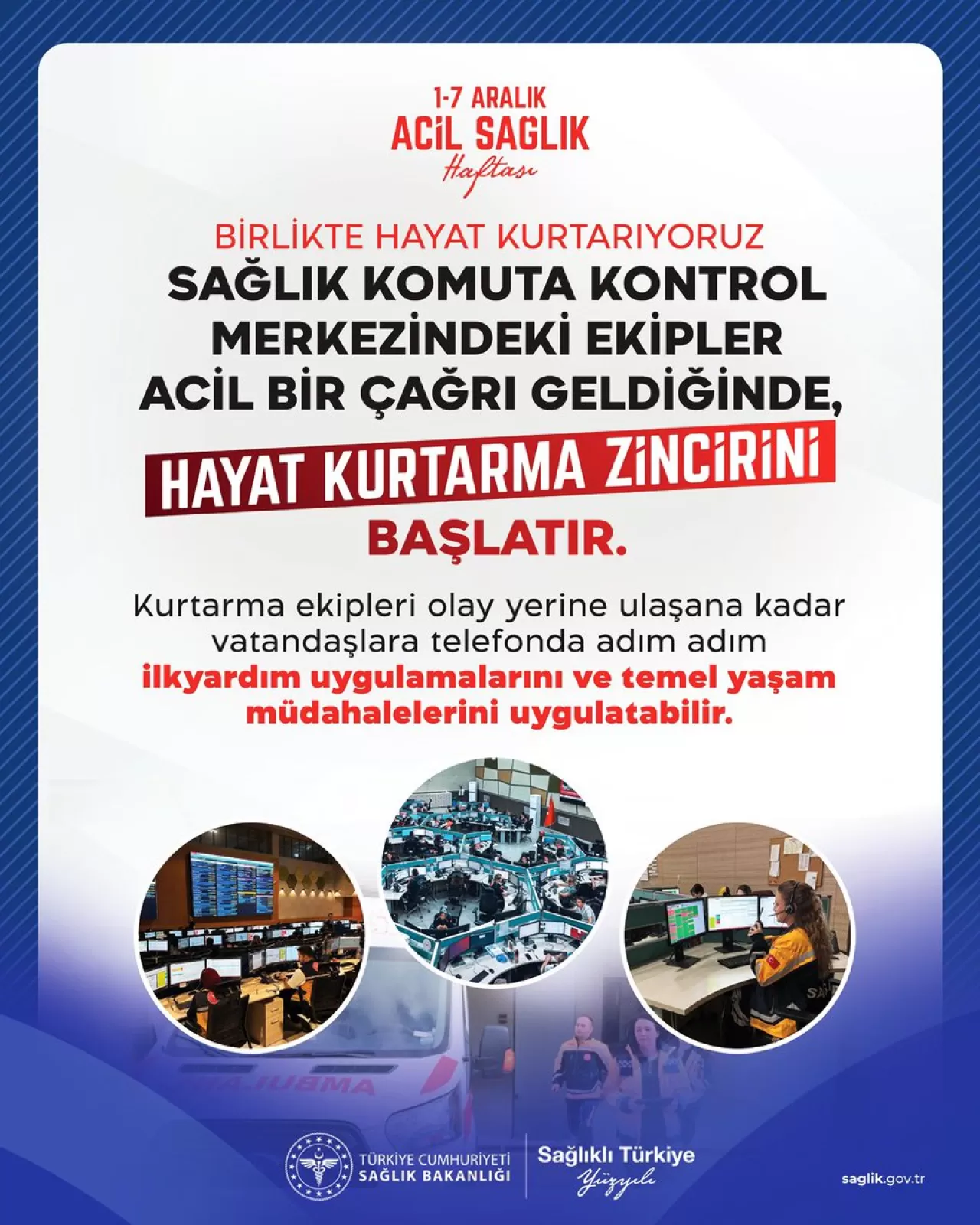 Erzincan'da Acil Sağlık Hizmetleri Haftası Kutlandı: 
