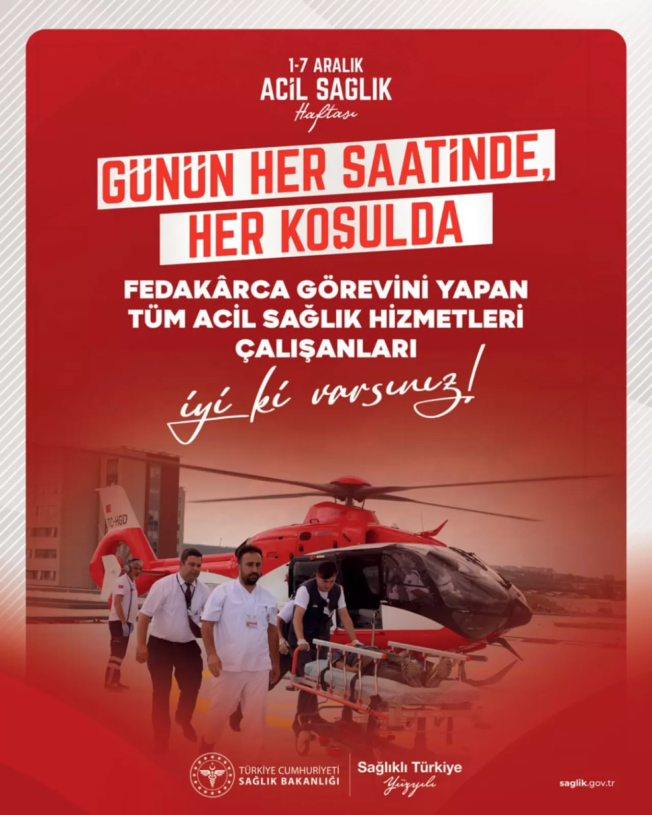 Nevşehir'de Acil Sağlık Hizmetleri Çalışanları Haftası Kutlandı