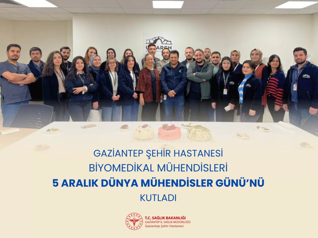 Gaziantep Şehir Hastanesi'nde Dünya Mühendisler Günü Kutlaması