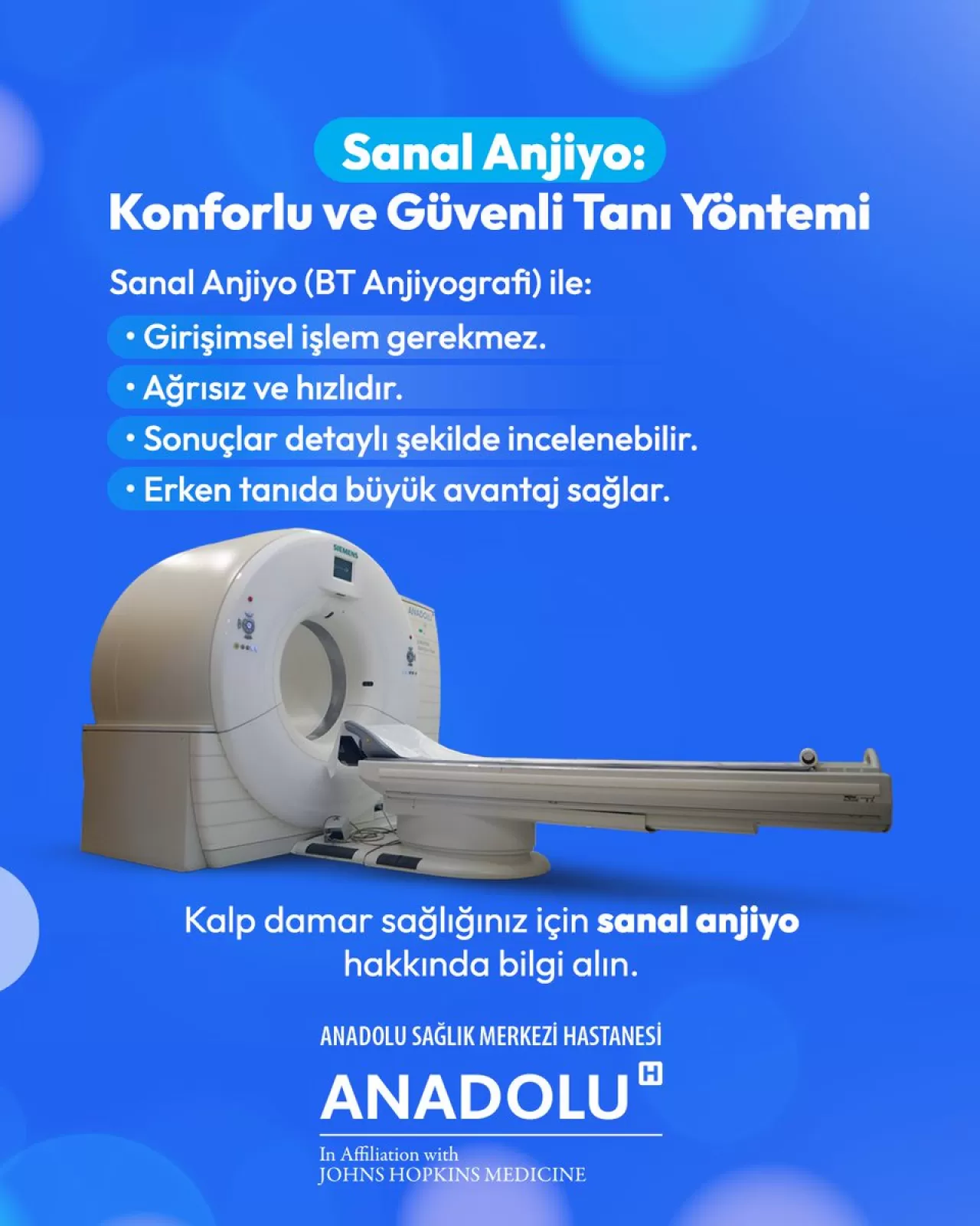 Sanal Anjiyo ile Kalp Damar Taraması Artık Daha Hızlı ve Güvenli