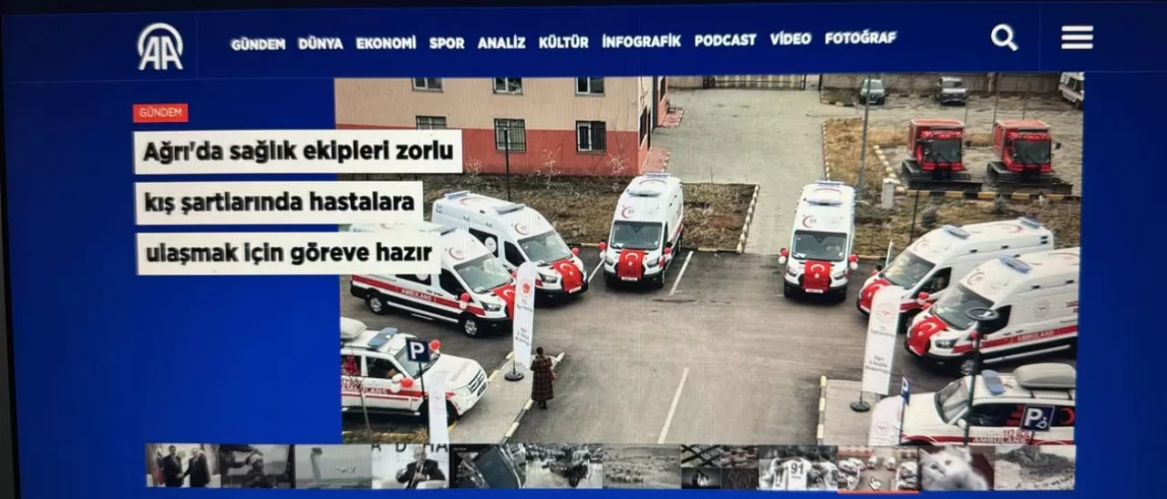 Ağrı'da Sağlık Ekipleri, Kış Şartlarında Vatandaşların Yanında