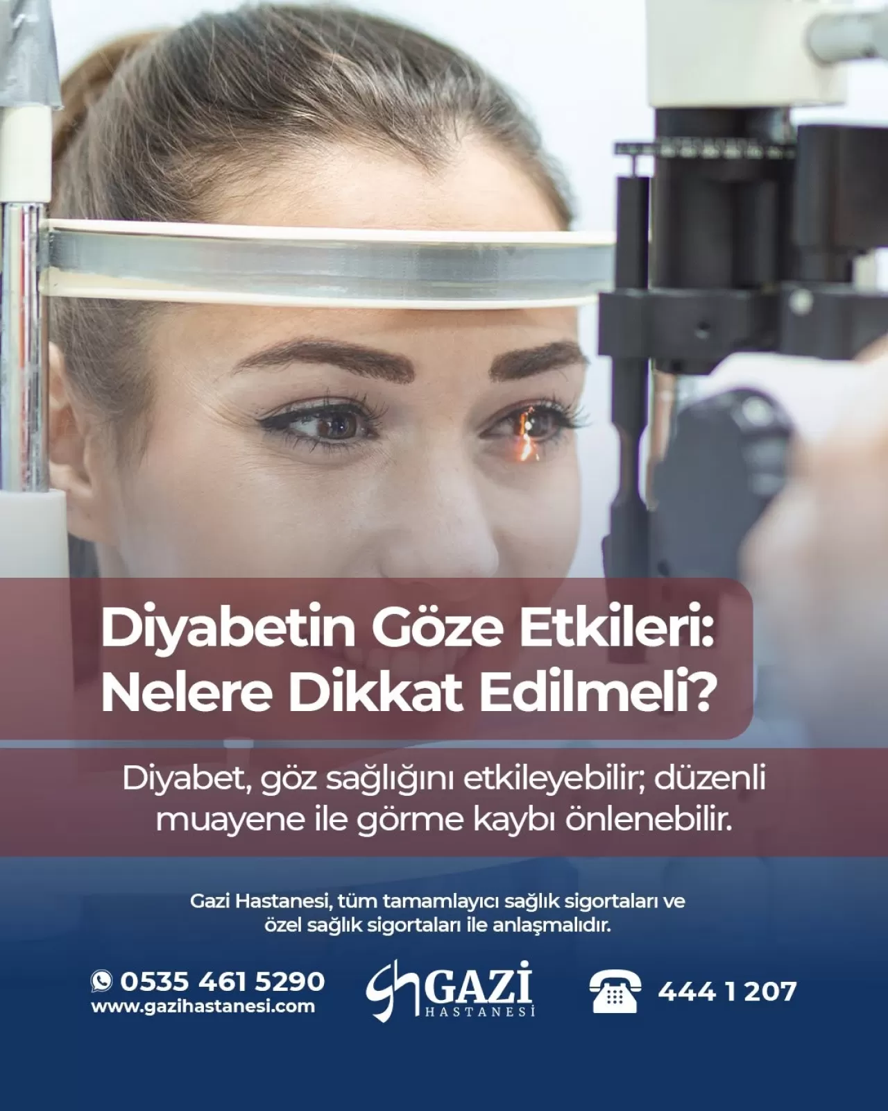 Diyabet Göz Sağlığını Nasıl Etkiliyor? İzmir Özel Gazi Hastanesi Uyardı