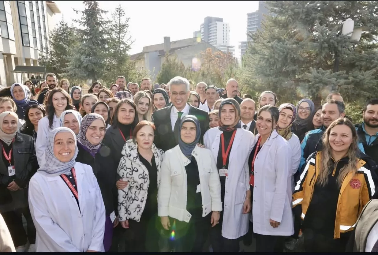 Çankırı Devlet Hastanesi'ne Sağlık Bakanı Memişoğlu'ndan Ziyaret