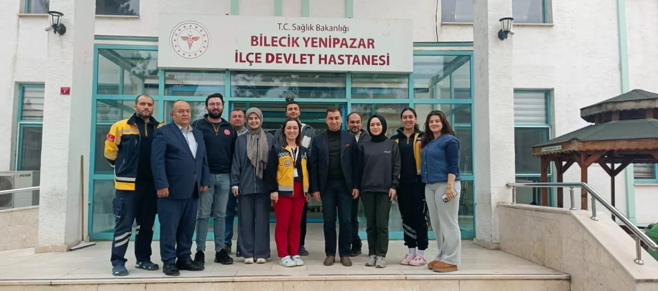 Bilecik'te 112 Acil Sağlık Hizmetleri Haftası'nda Personel Ziyareti