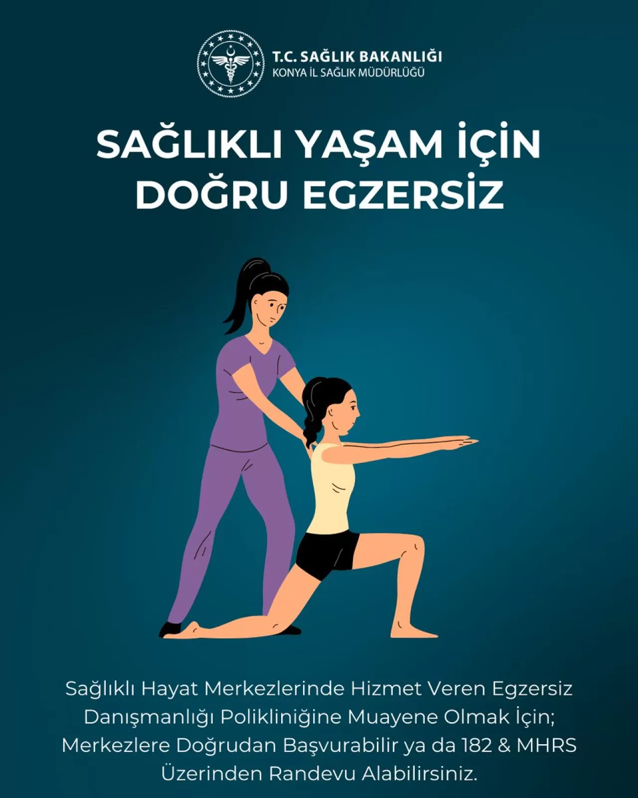 Konya'da Sağlıklı Yaşam İçin Ücretsiz Egzersiz Danışmanlığı Hizmeti