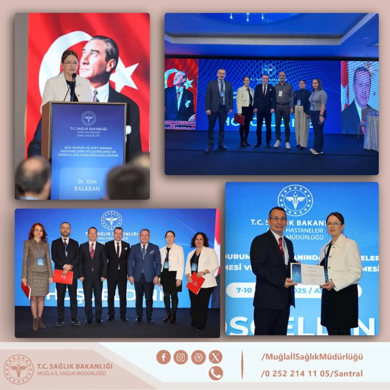 Muğla'da Afet ve Acil Durumlara Yönelik Hastane Eğitimi Düzenlendi