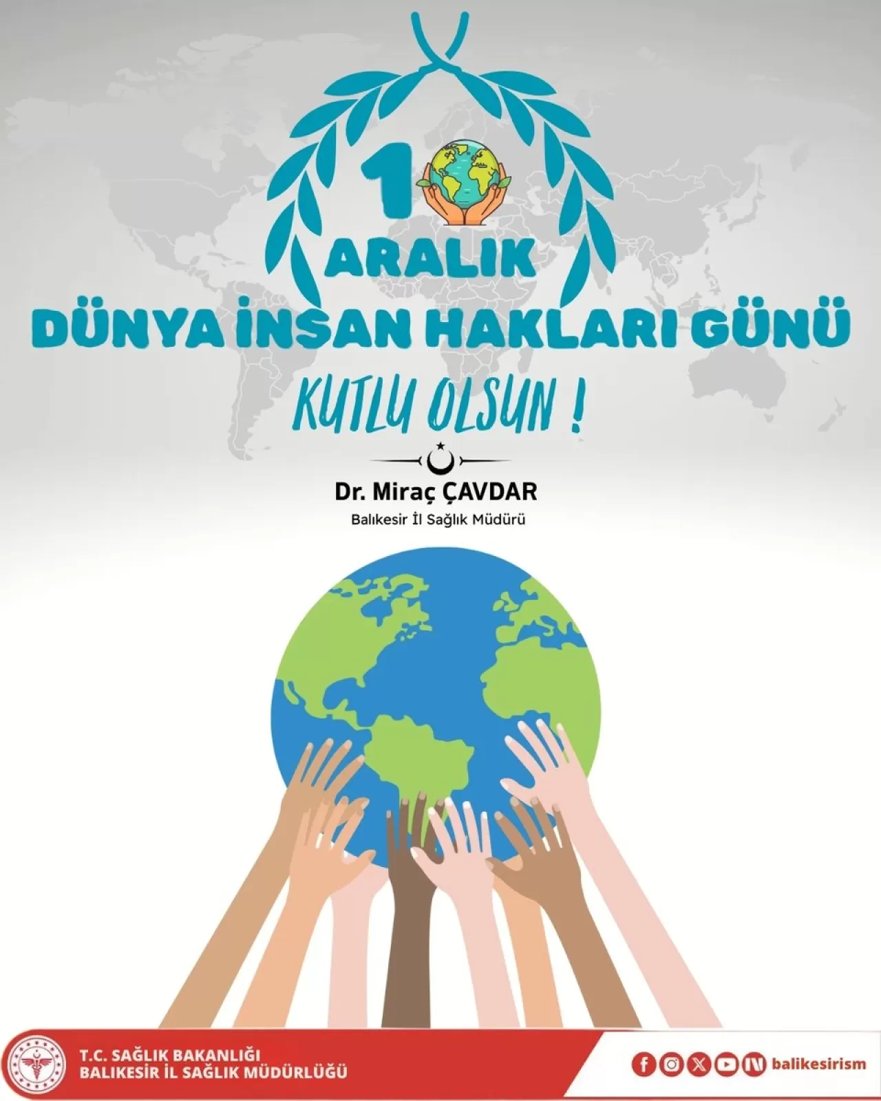 Balıkesir'de 10 Aralık Dünya İnsan Hakları Günü Etkinlikleri Düzenlendi