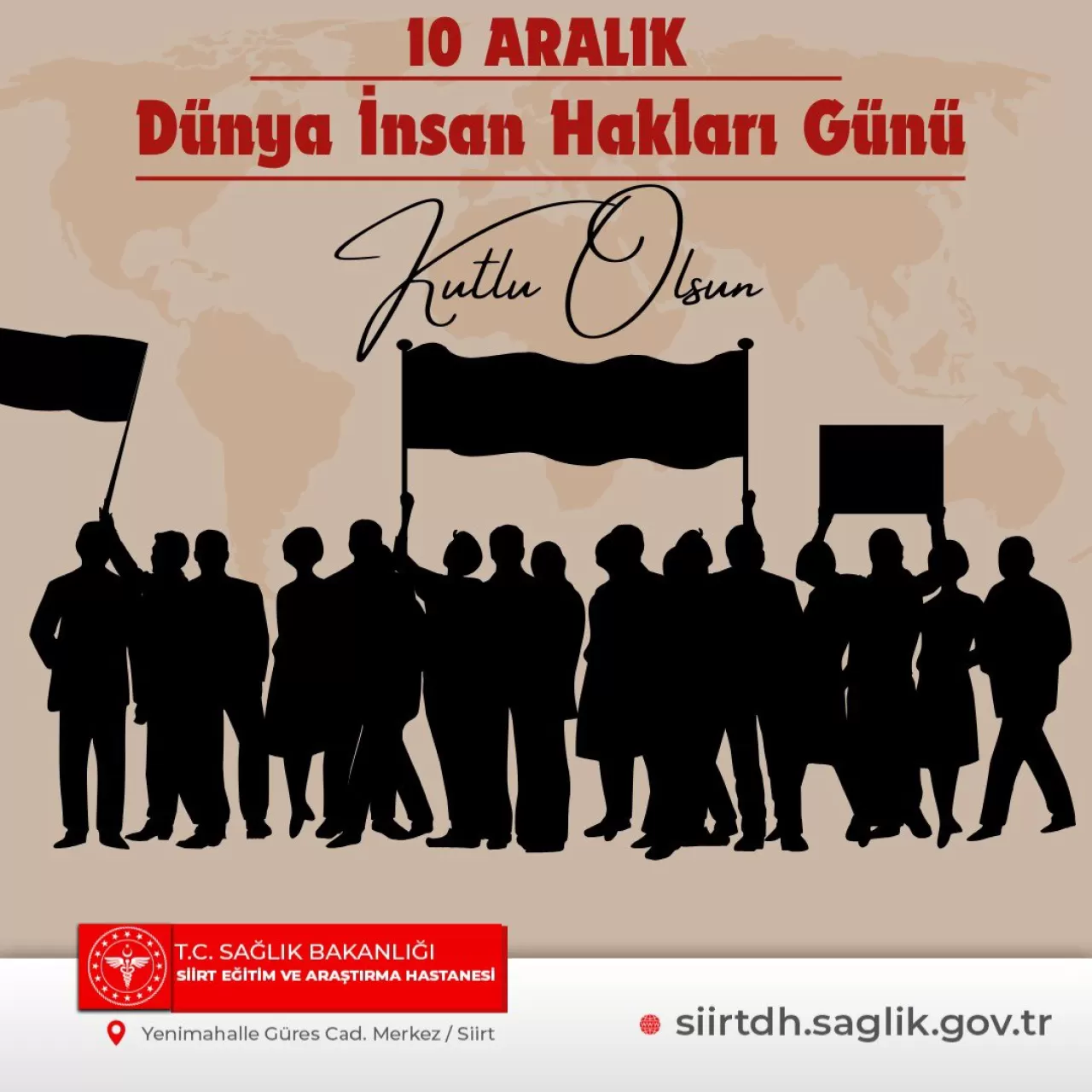 10 Aralık Dünya İnsan Hakları Günü'nde Temel Vurgu: Sağlıklı Yaşam Hakkı