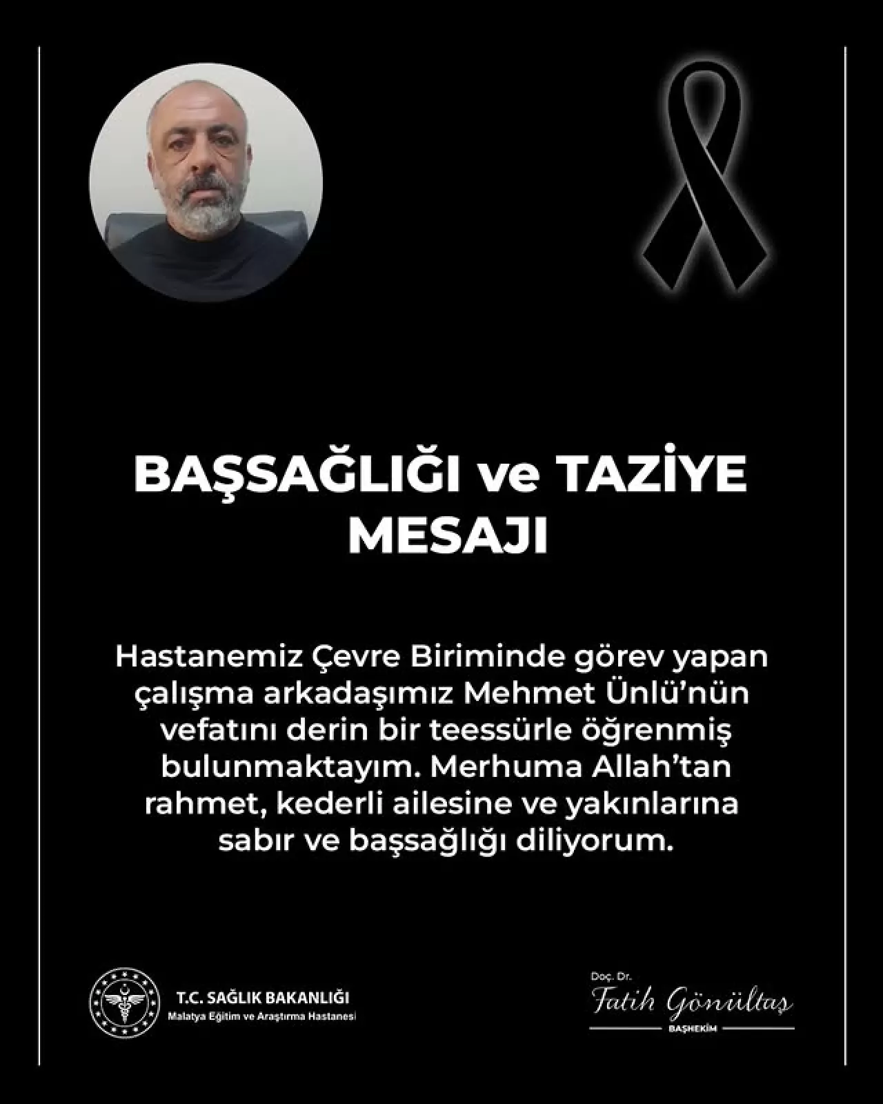 Malatya Eğitim ve Araştırma Hastanesi Hakkında Açıklama