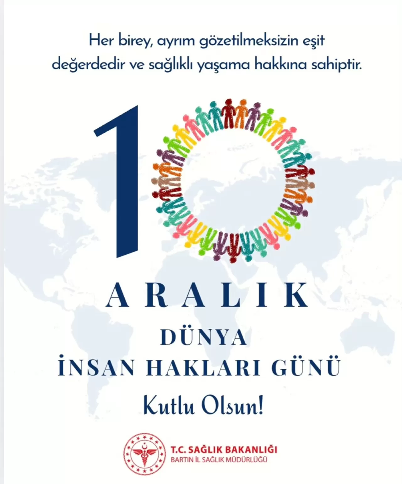 Bartın'da 10 Aralık Dünya İnsan Hakları Günü'nde Sağlık Hakkı Vurgusu