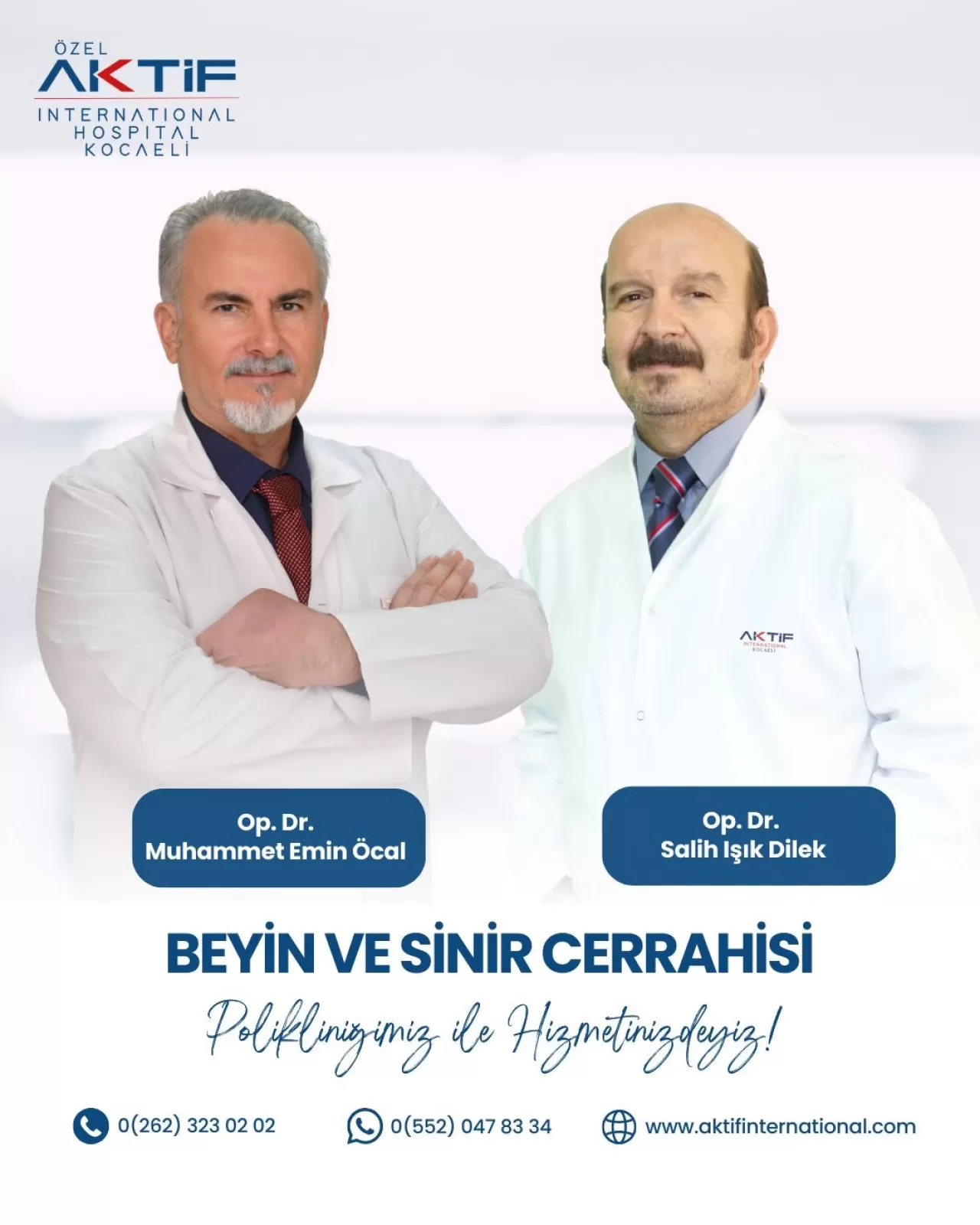 Aktif International Hospital Kocaeli'de Beyin ve Sinir Cerrahisi Hizmetleri