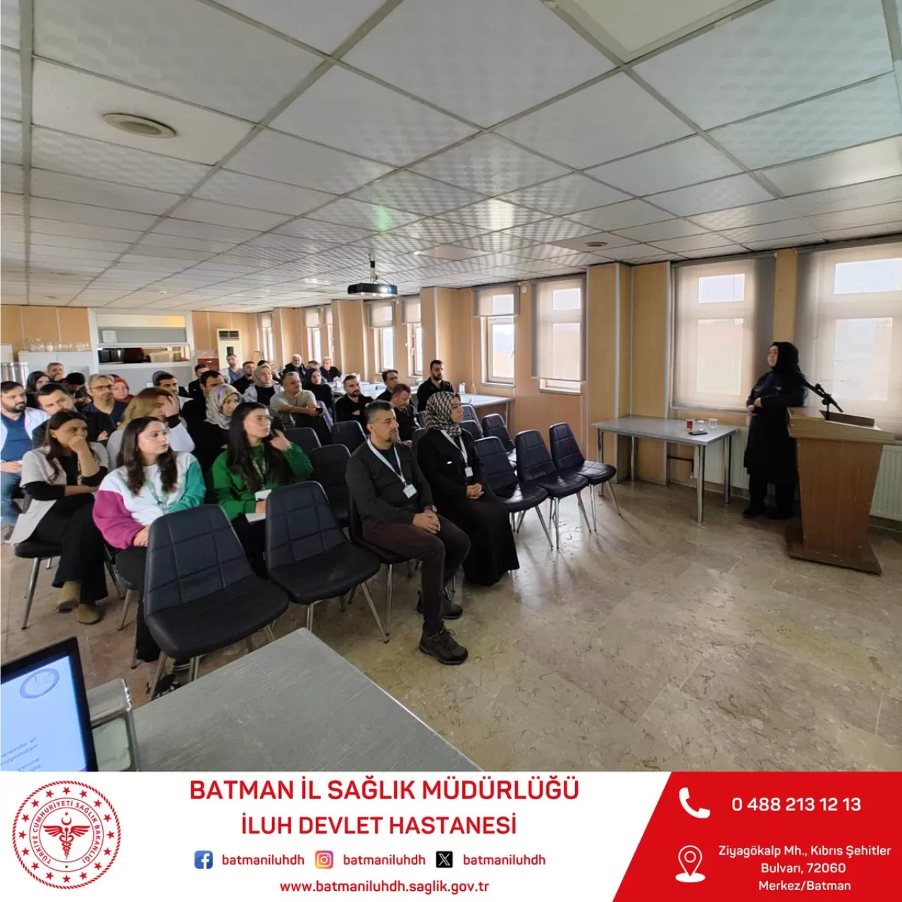 Batman'da Sağlık Çalışanlarına El Hijyeni Eğitimi