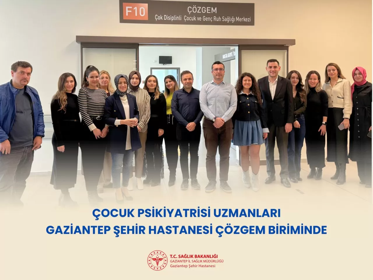 Gaziantep'te Çocuk ve Ergen Ruh Sağlığı Merkezi ÇÖZGEM'e Akademik Ziyaret