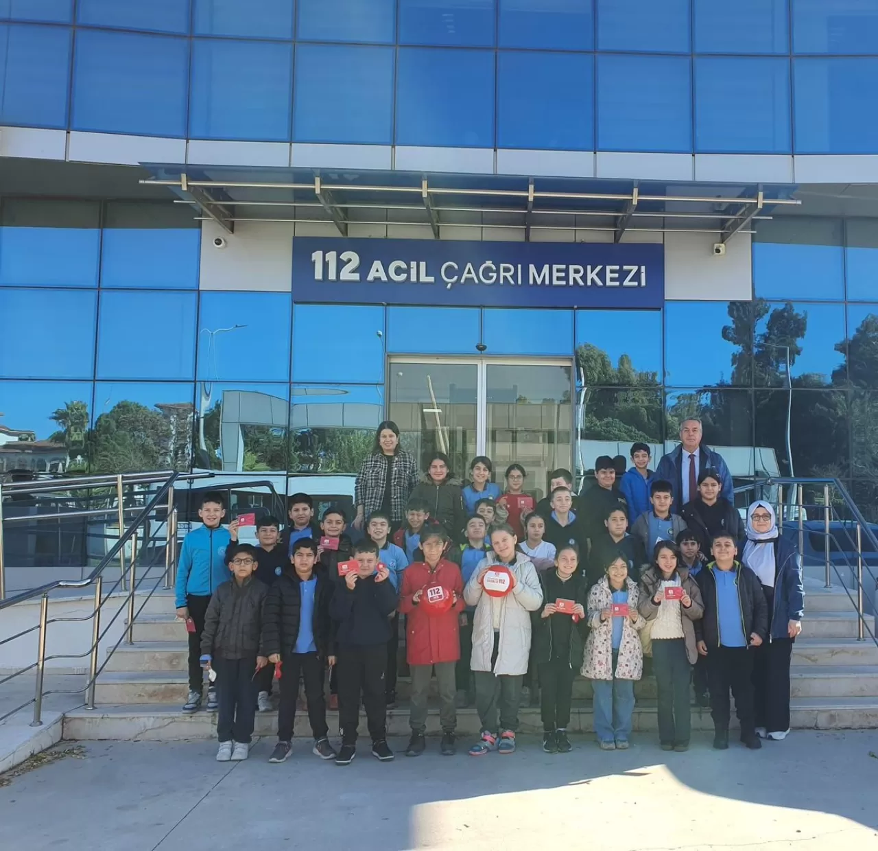 Aydın'da Öğrencilere 112 Acil Çağrı Merkezi Tanıtıldı