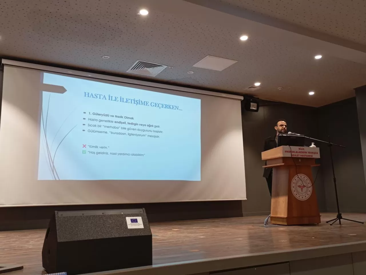 Kilis Devlet Hastanesi'nde Hasta İletişimi Eğitimleri Başladı