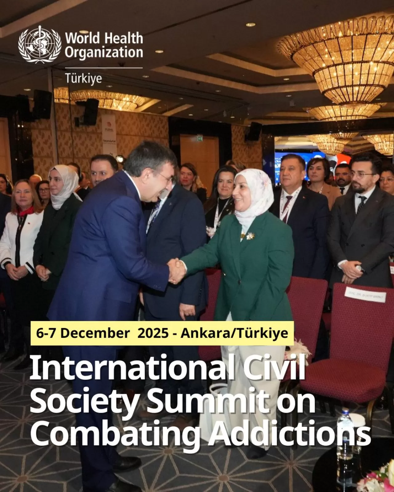 Türkiye'de Bağımlılıkla Mücadele için Uluslararası Sivil Toplum Zirvesi Düzenlendi