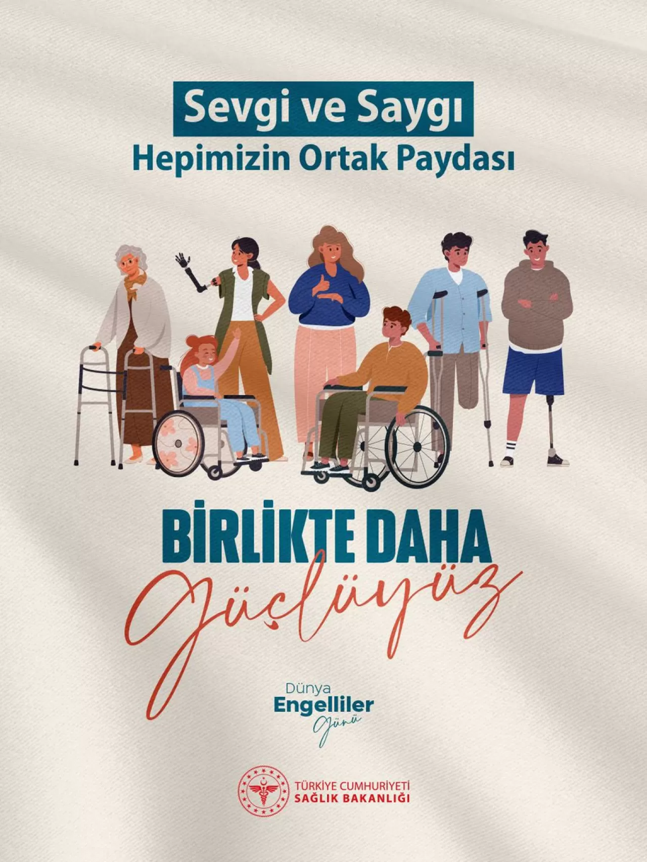 Kulp Devlet Hastanesi'nden 3 Aralık Dünya Engelliler Günü Mesajı