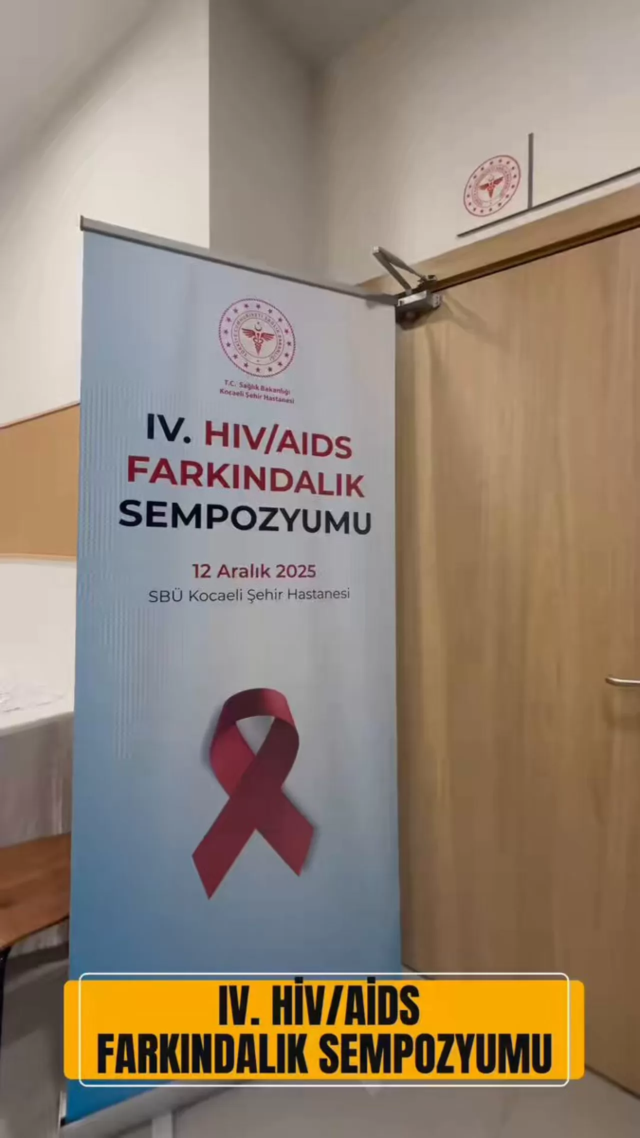 Kocaeli Şehir Hastanesi'nde HIV/AIDS Sempozyumu Düzenlendi