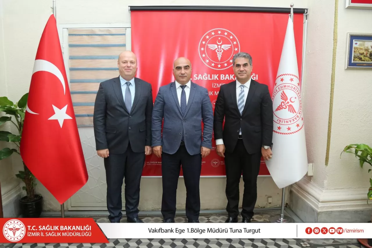 Vakıfbank Ege Bölge Müdürü, İzmir İl Sağlık Müdürlüğü Ziyaretinde Bulundu