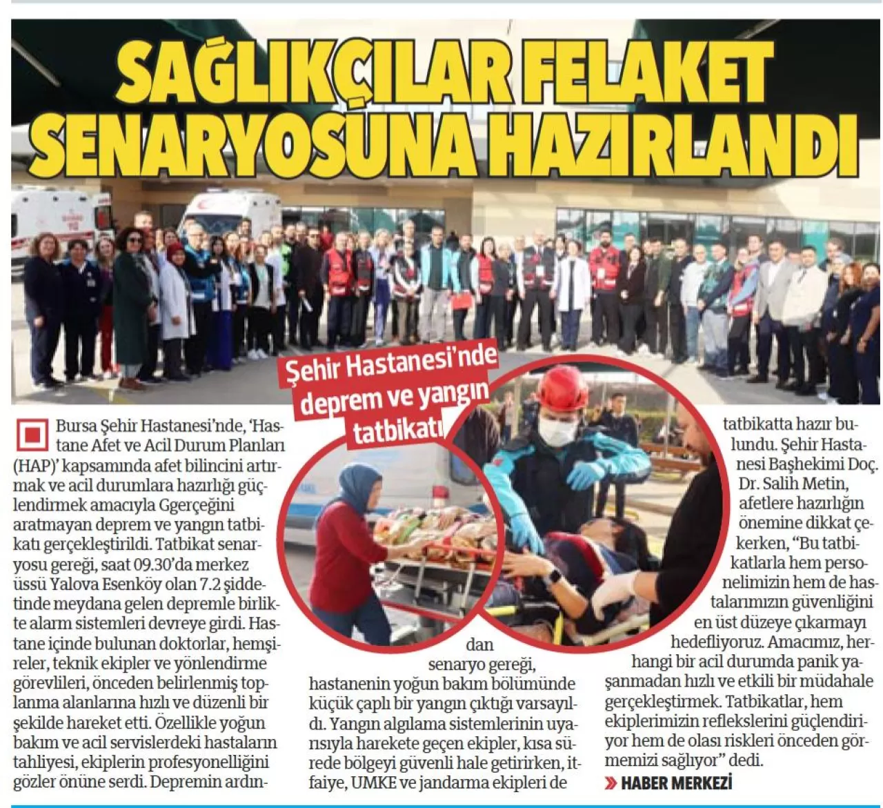 Bursa İl Sağlık Müdürlüğü'nden Yeni Açıklamalar