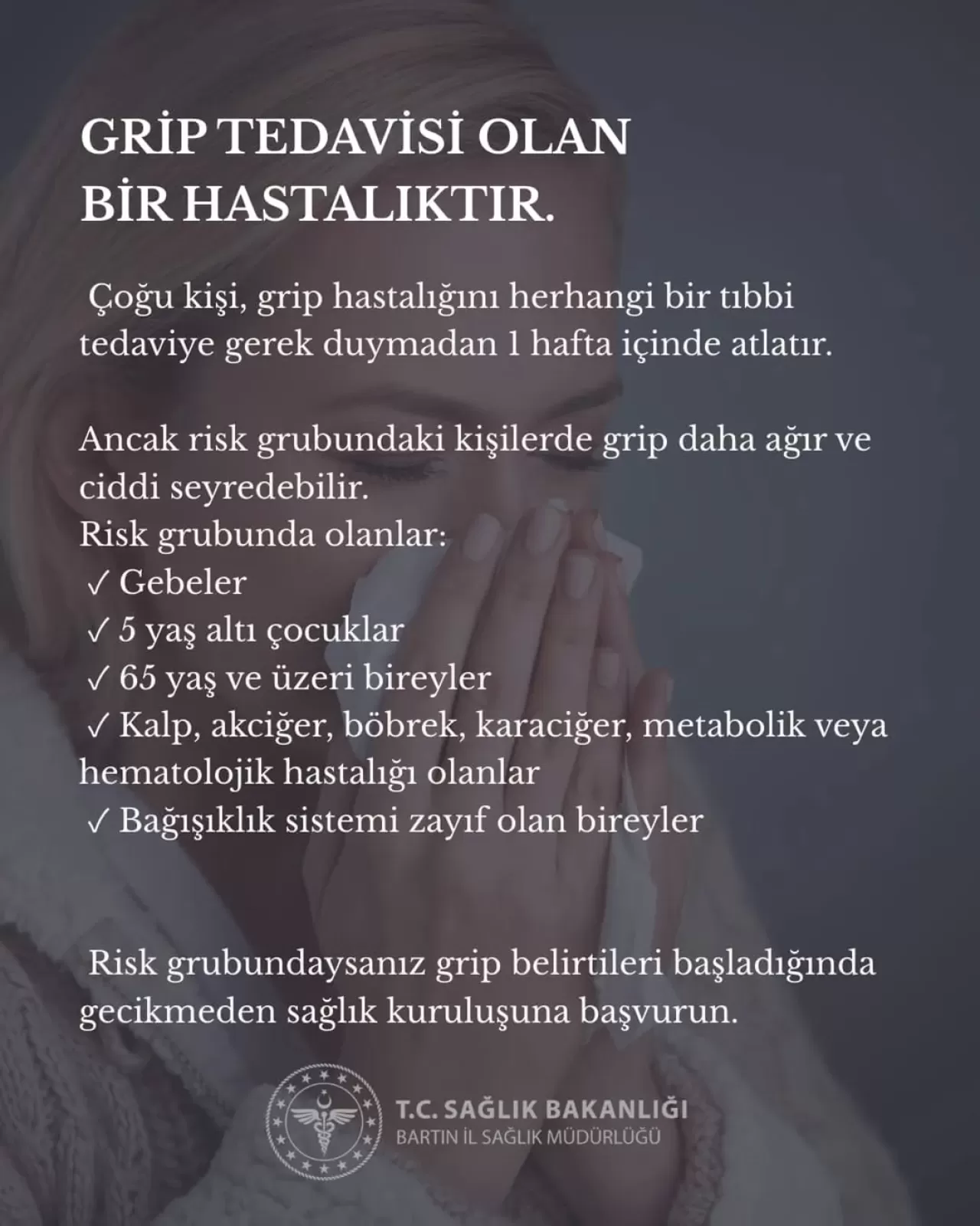 Grip Tedavisi ve Risk Grubu Uyarısı: Bu Kişiler Dikkat!