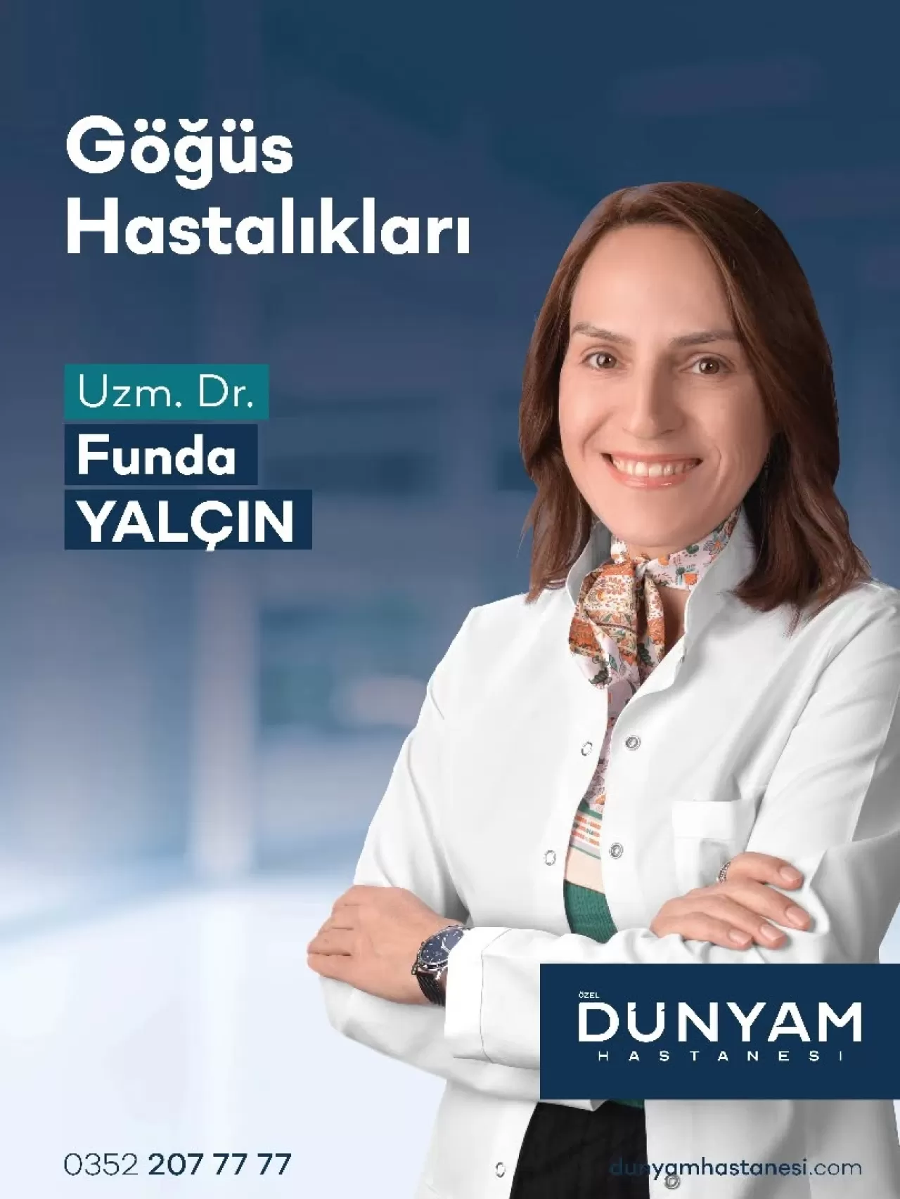 Kayseri Dünyam Hastanesi'nde Göğüs Hastalıkları Birimi Hizmete Girdi