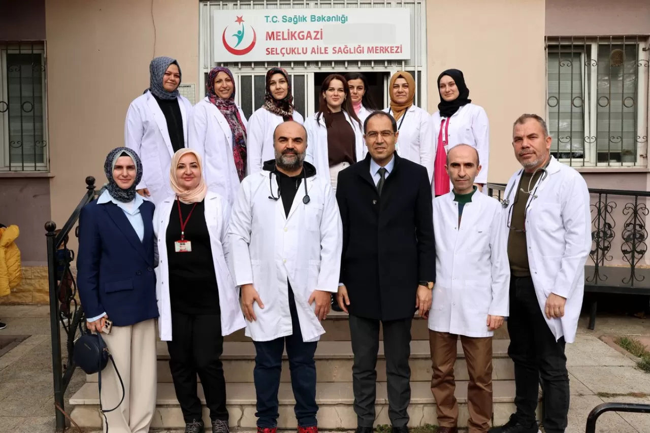 Kayseri İl Sağlık Müdürü Mehmet Erşan, Aile Sağlığı Merkezlerini Ziyaret Etti