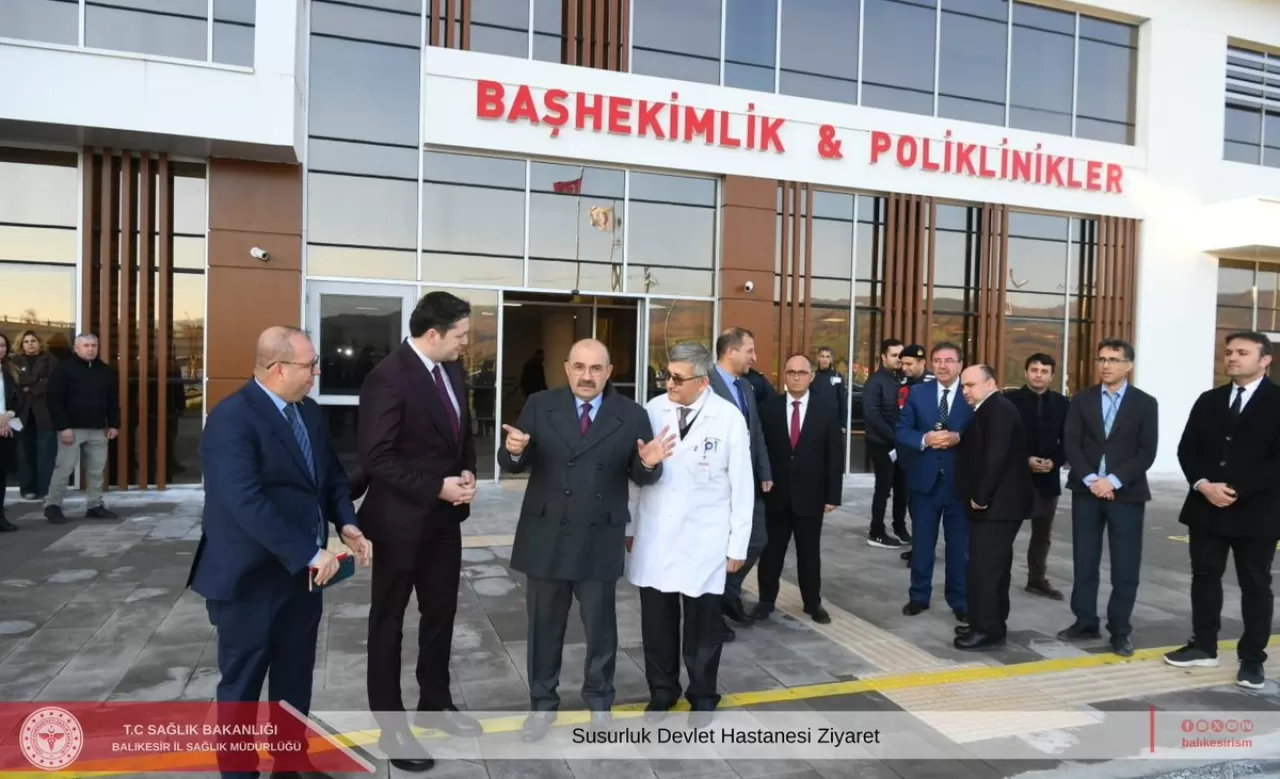 Balıkesir Valisi, Susurluk Devlet Hastanesi'nde İncelemelerde Bulundu