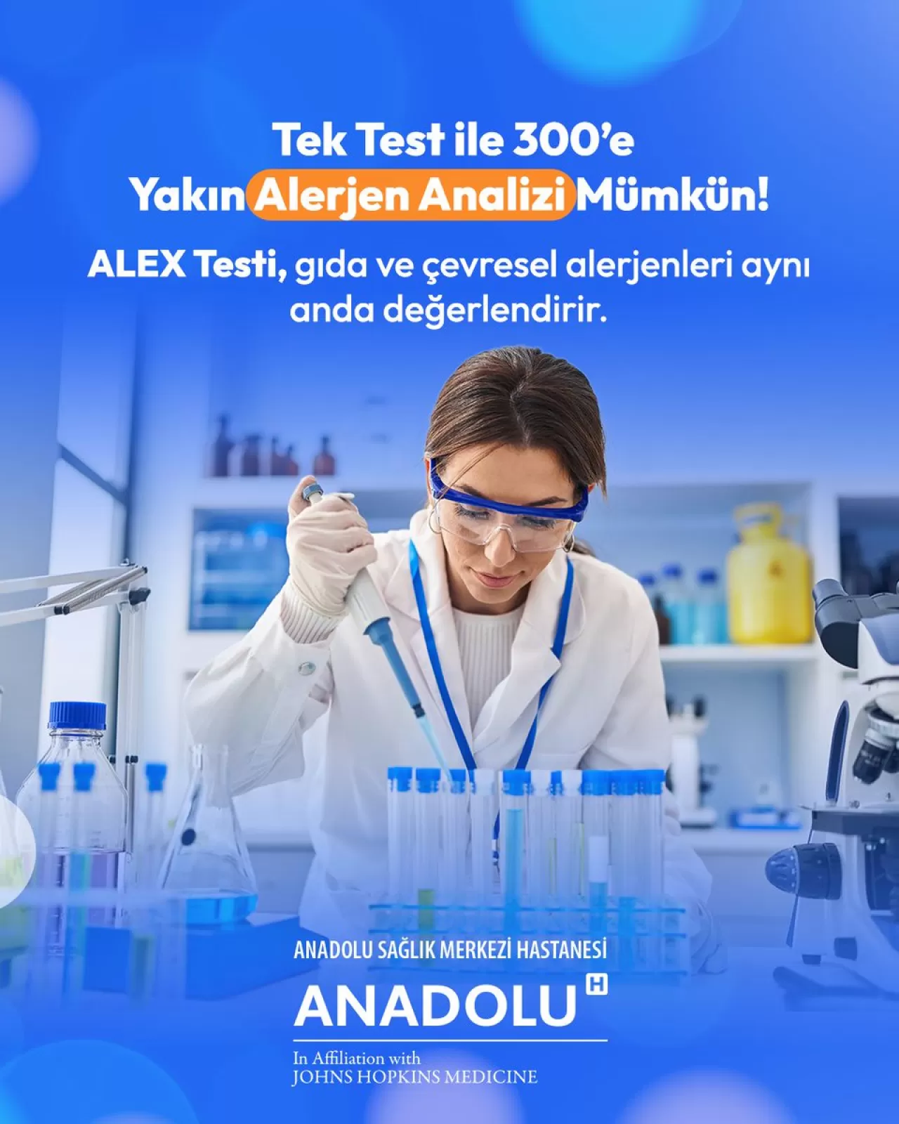Anadolu Sağlık Merkezi'nde Devrim Gibi Test: Alex ile 300 Alerjen Tek Seferde Tespit