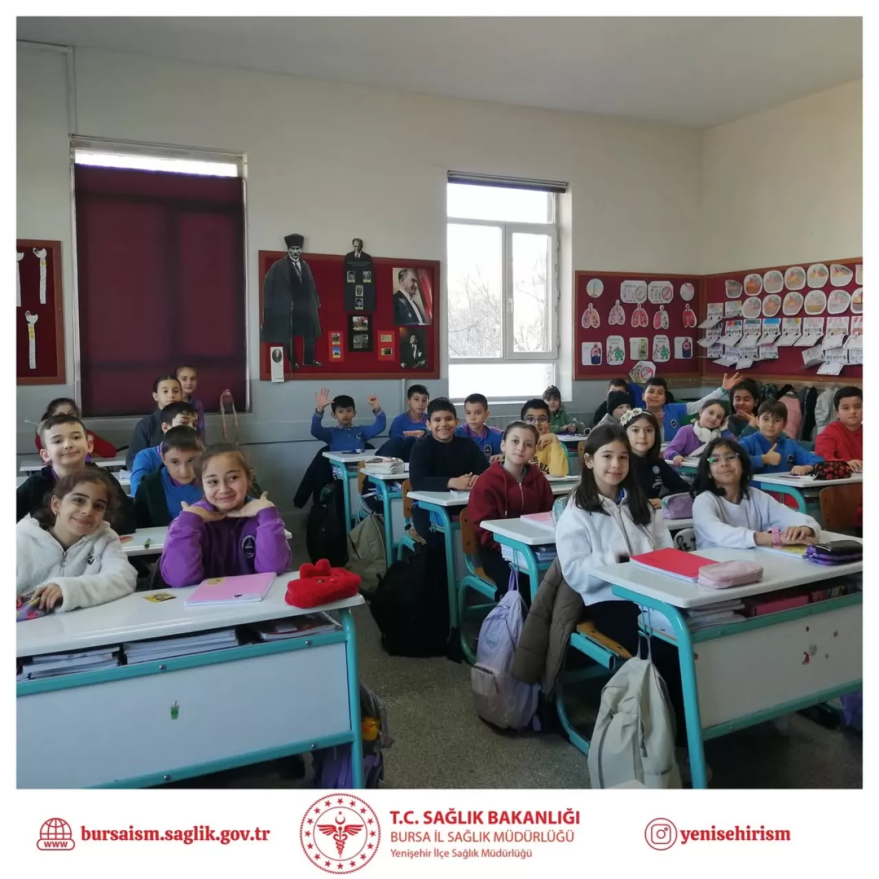 Bursa Yenişehir'de Öğrencilere Diyabet, Beslenme ve Obezite Eğitimi