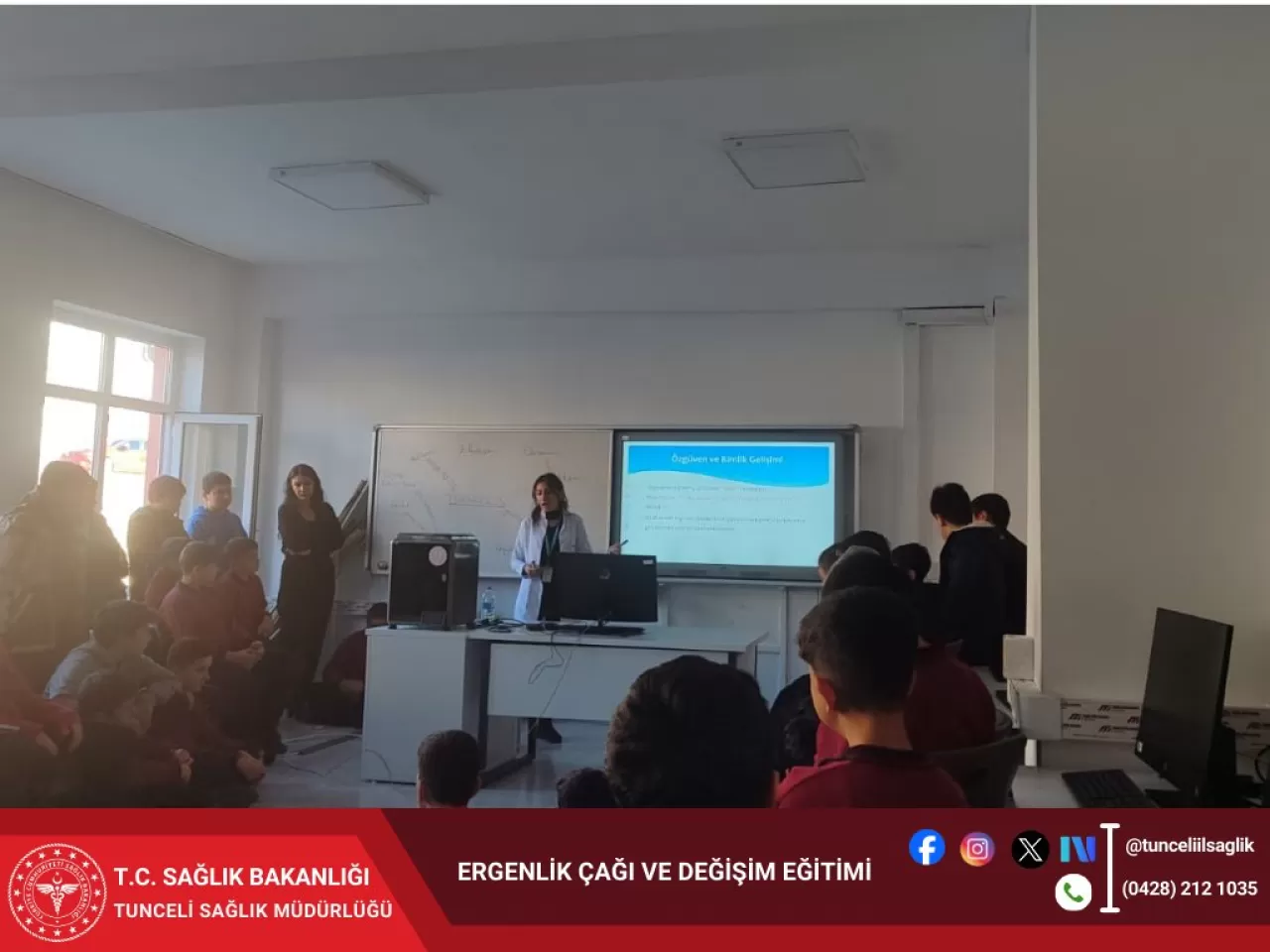 Tunceli'de Ortaokul Öğrencilerine 