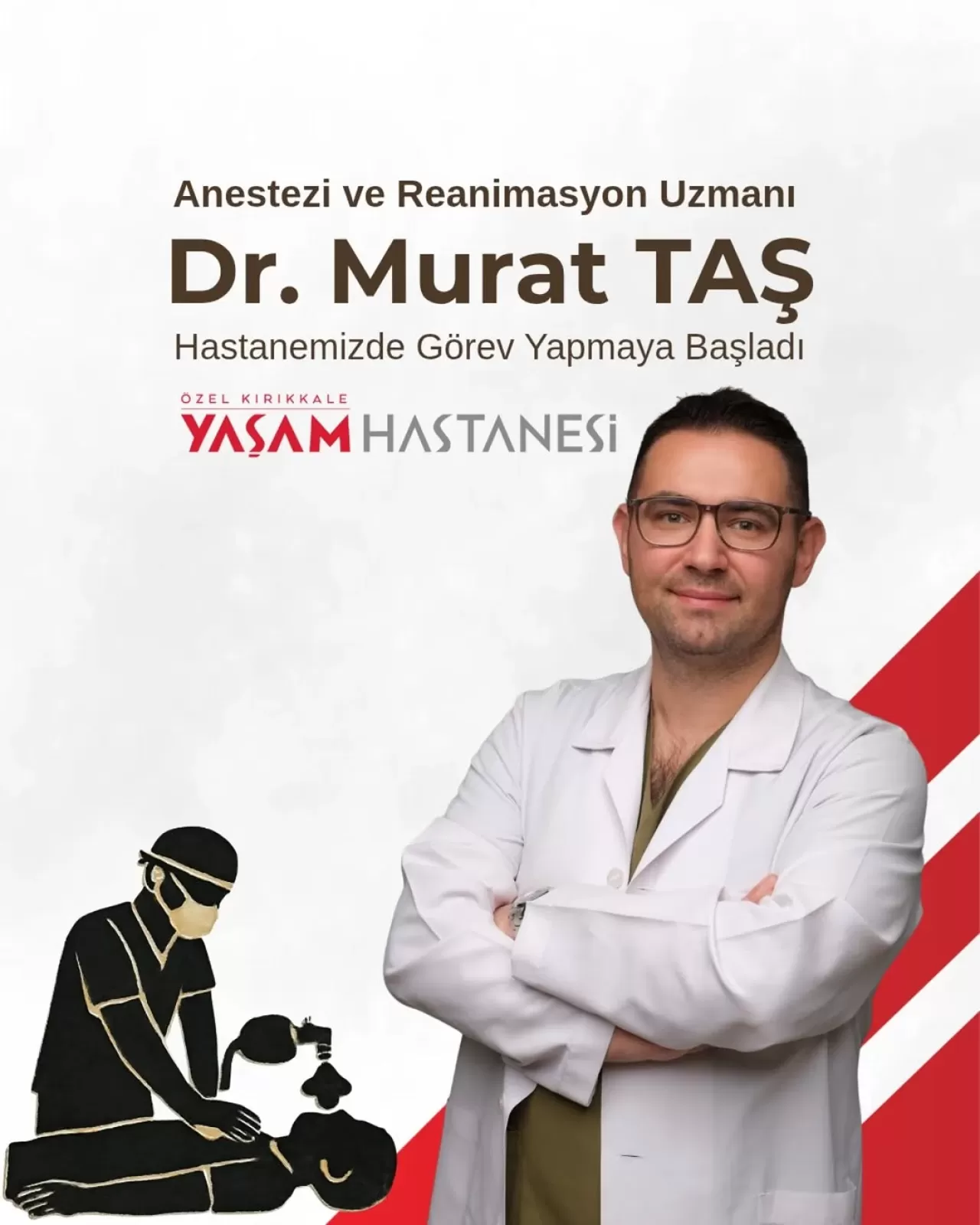 Kırıkkale Yaşam Hastanesi'ne Yeni Anestezi Uzmanı